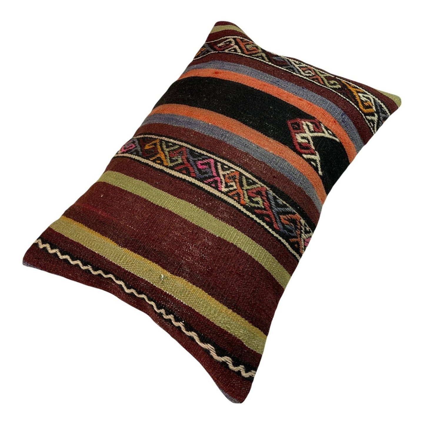 40x60 Cm Handgewebt Kelim Kissenbezug Vintage Kilim Cushion Cover , Boho,16'x24'