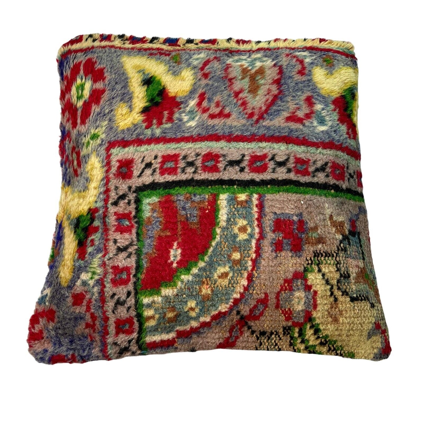 45 x 45 cm  , Vintage Turkish Cushion Cover ,  Vintage Handgemachte Kissenbezug