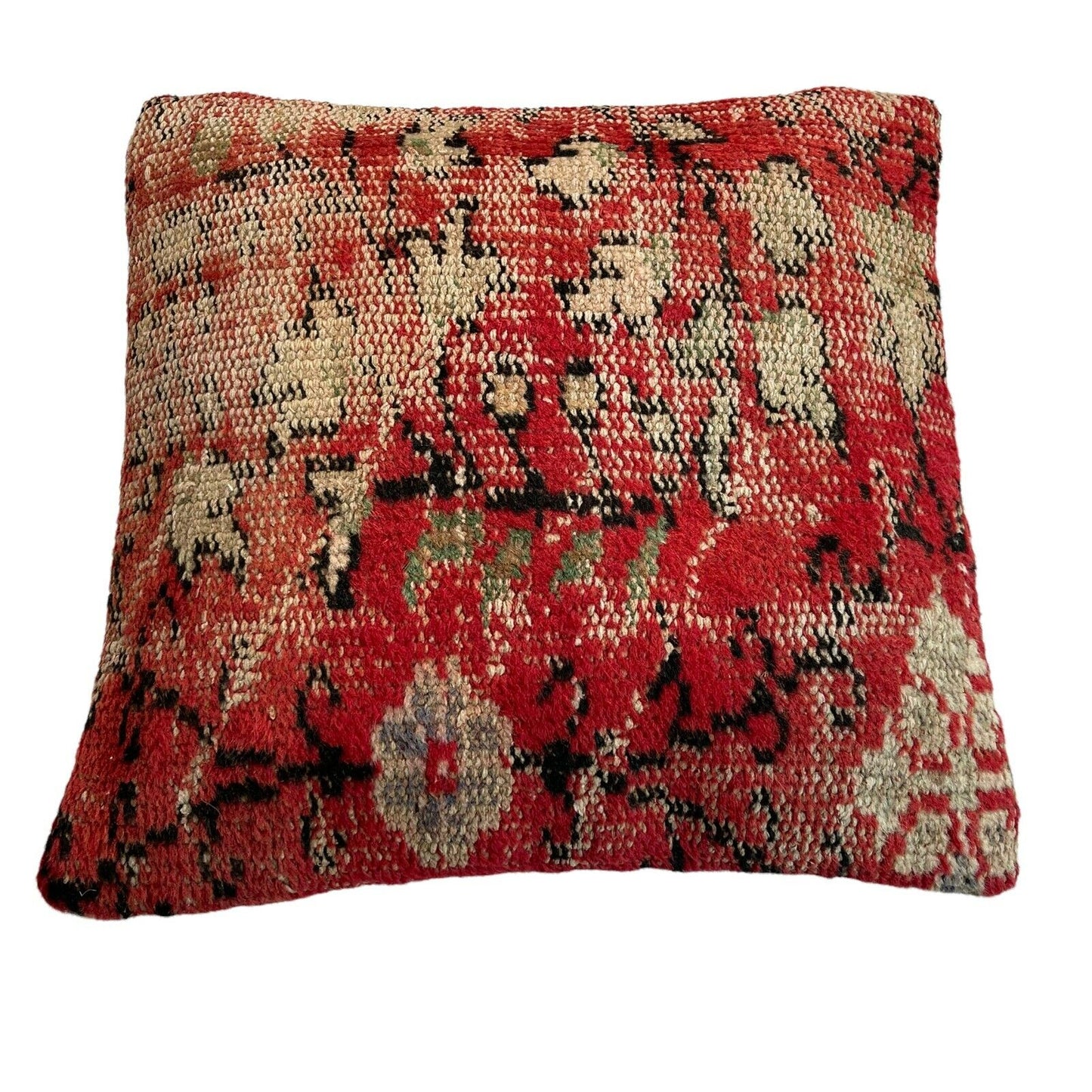 45 x 45  cm  , Vintage Turkish Cushion Cover ,  Vintage Handgemachte Kissenbezug