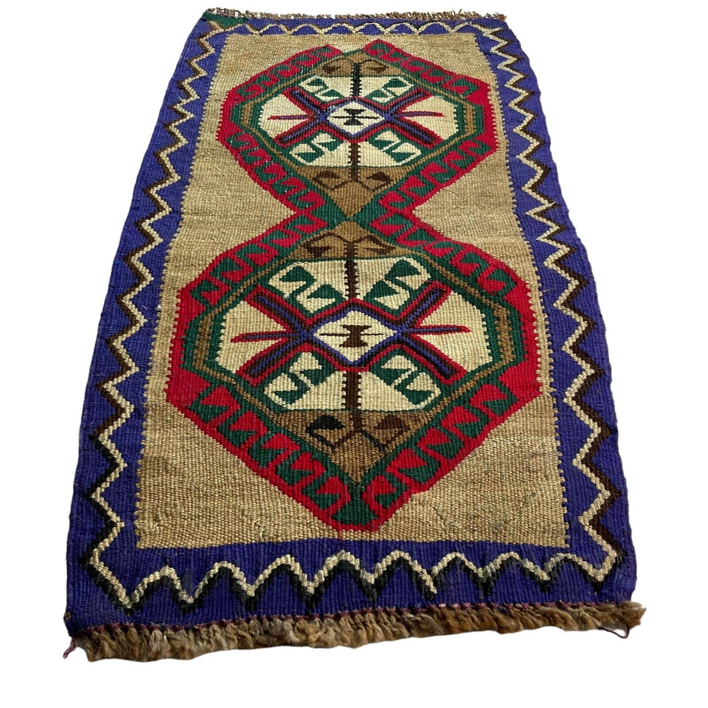 Traditionelle türkische Kelim Teppich, Vintage Turkish Kilim Rug 89X51 cm