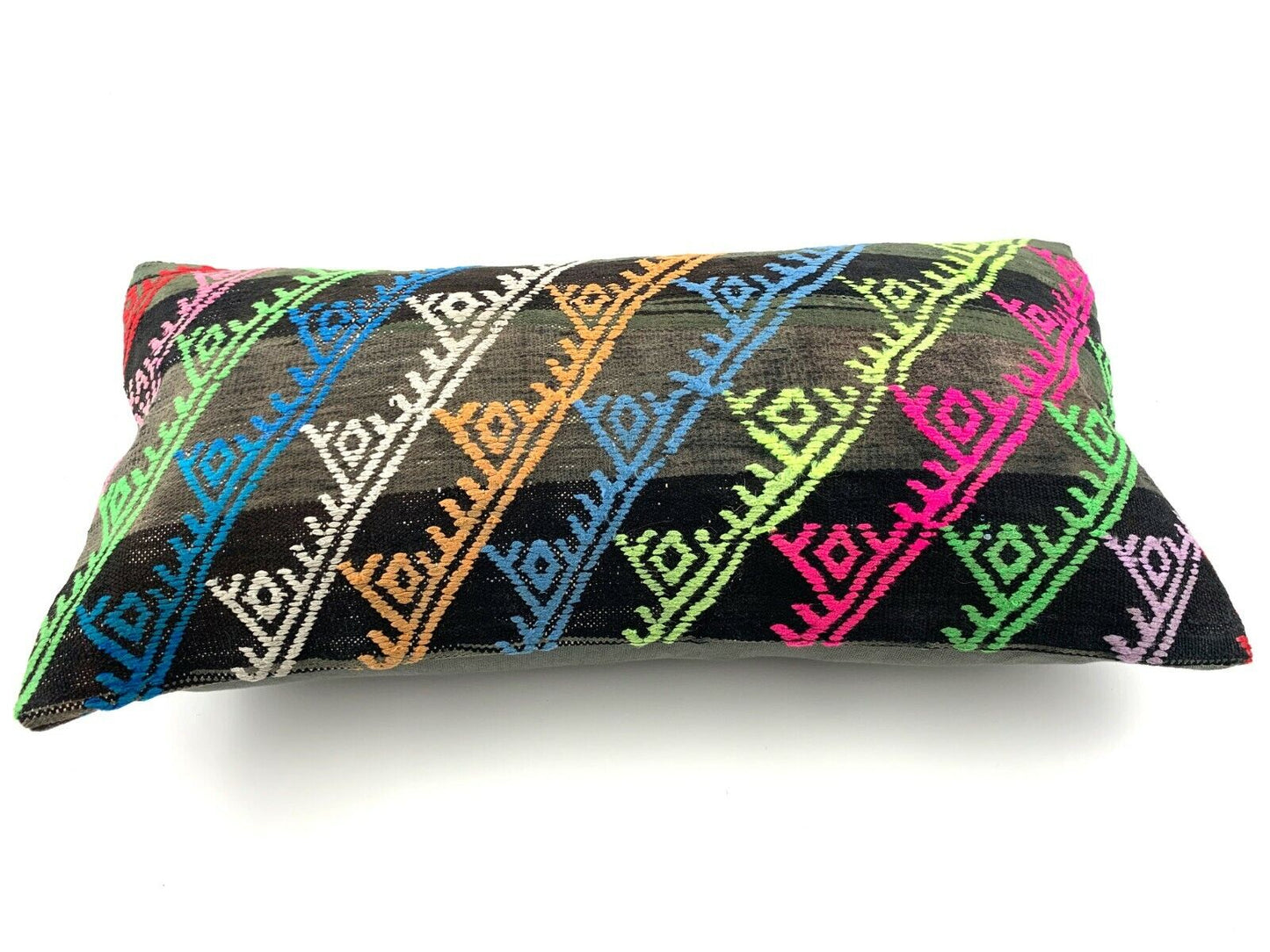 Einzigartige Kelimkissen Türkisch Kilim Pillow,12'×24' Pillow Cover Boho Kissen