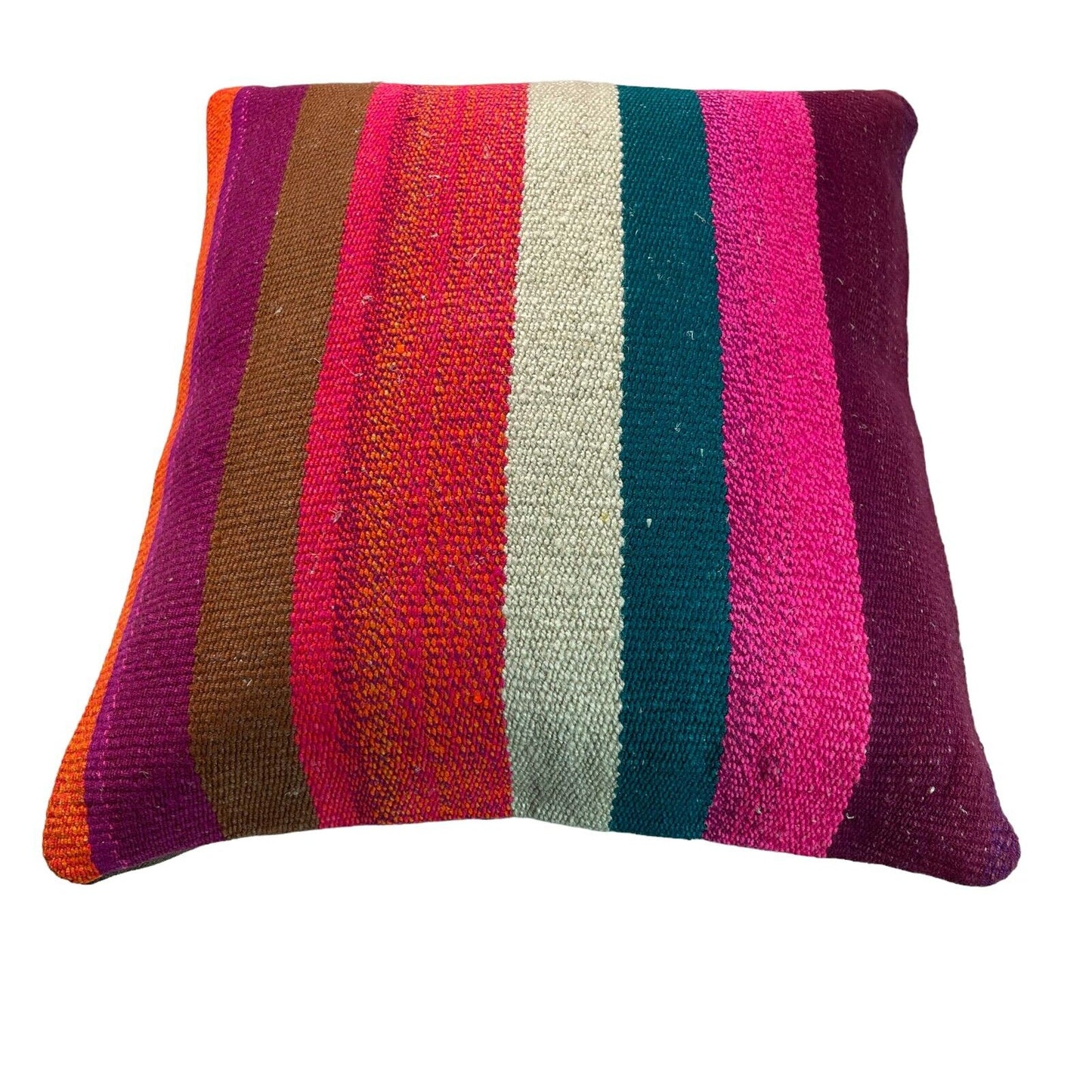 Einzigartige Kelim-Kissen,Turkish Kilim Pillow,16'×16'   Funda De Cojín Kilim