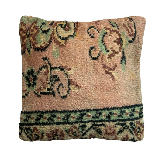 45 x 45 cm  , Vintage Turkish Cushion Cover ,  Vintage Handgemachte Kissenbezug