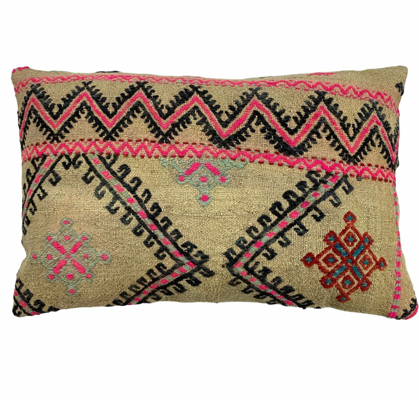 40x60 Cm Handgewebt Kelim Kissenbezug Vintage Kilim Cushion Cover , Boho,16'x24'