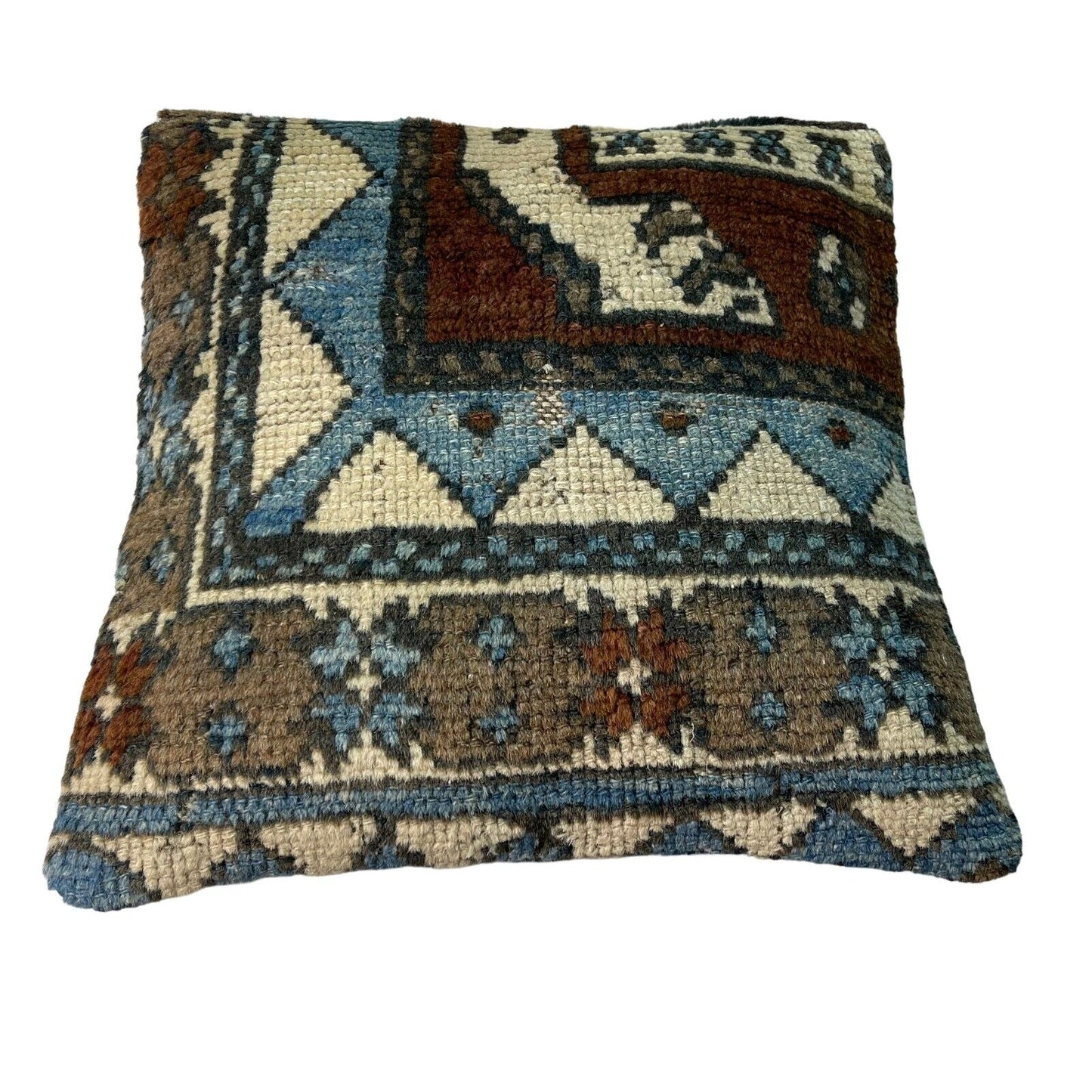 Einzigartige Kelim-Kissen,Turkish Kilim Pillow,16'×16'   Funda De Cojín Kilim