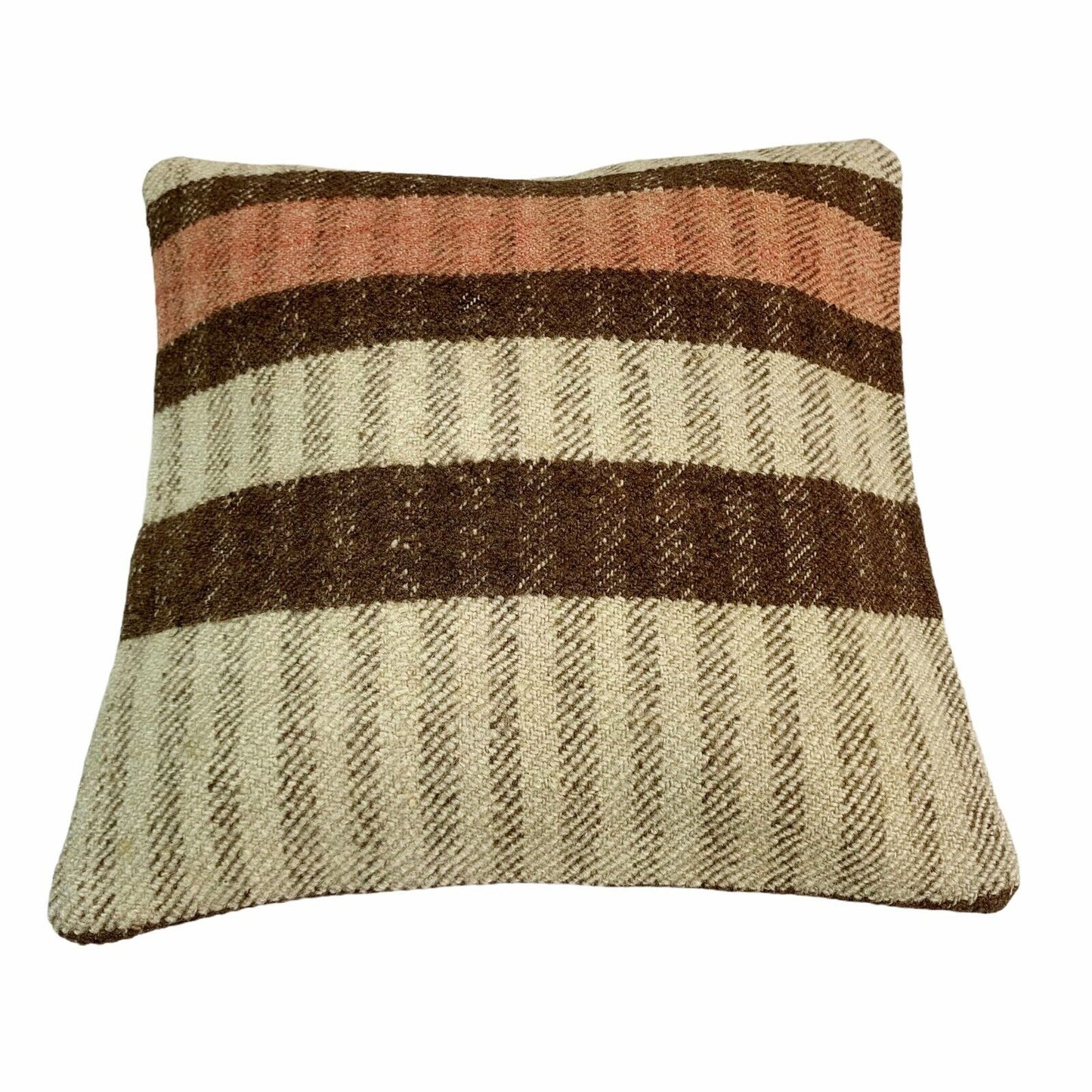 Einzigartige Kelim-Kissen,Turkish Kilim Pillow,16'×16'   Funda De Cojín Kilim