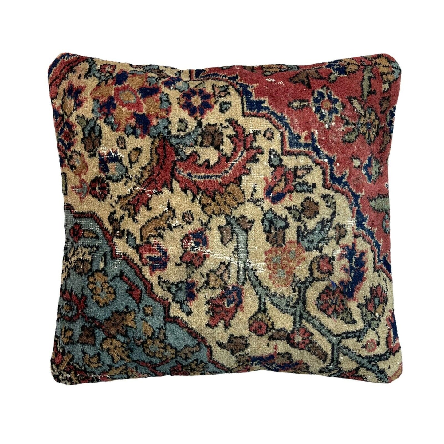 45 x 45 cm  , Vintage Turkish Cushion Cover ,  Vintage Handgemachte Kissenbezug