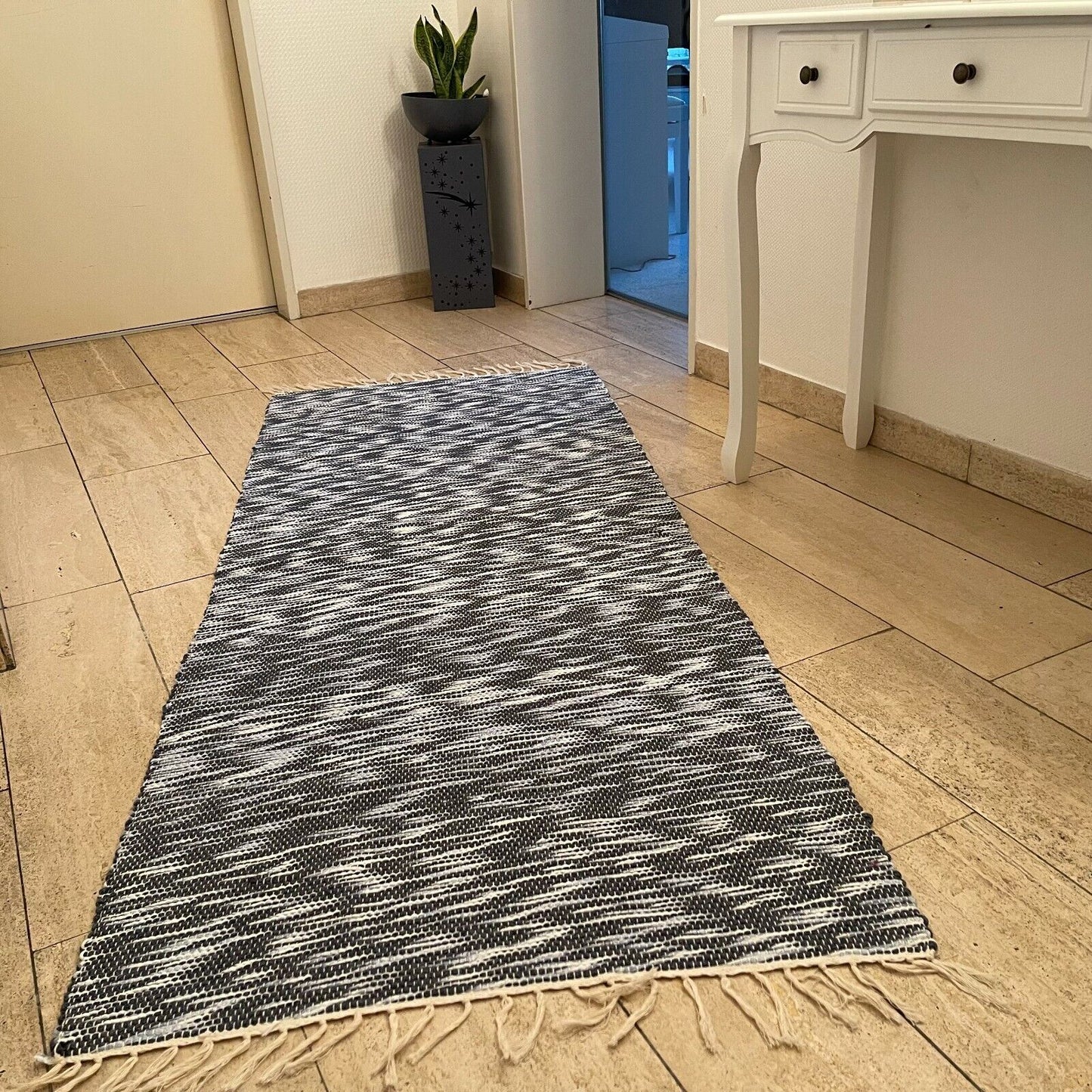 Brand New Traditional Turkish Runner , Rag Rug Runner 190 X 77 cm