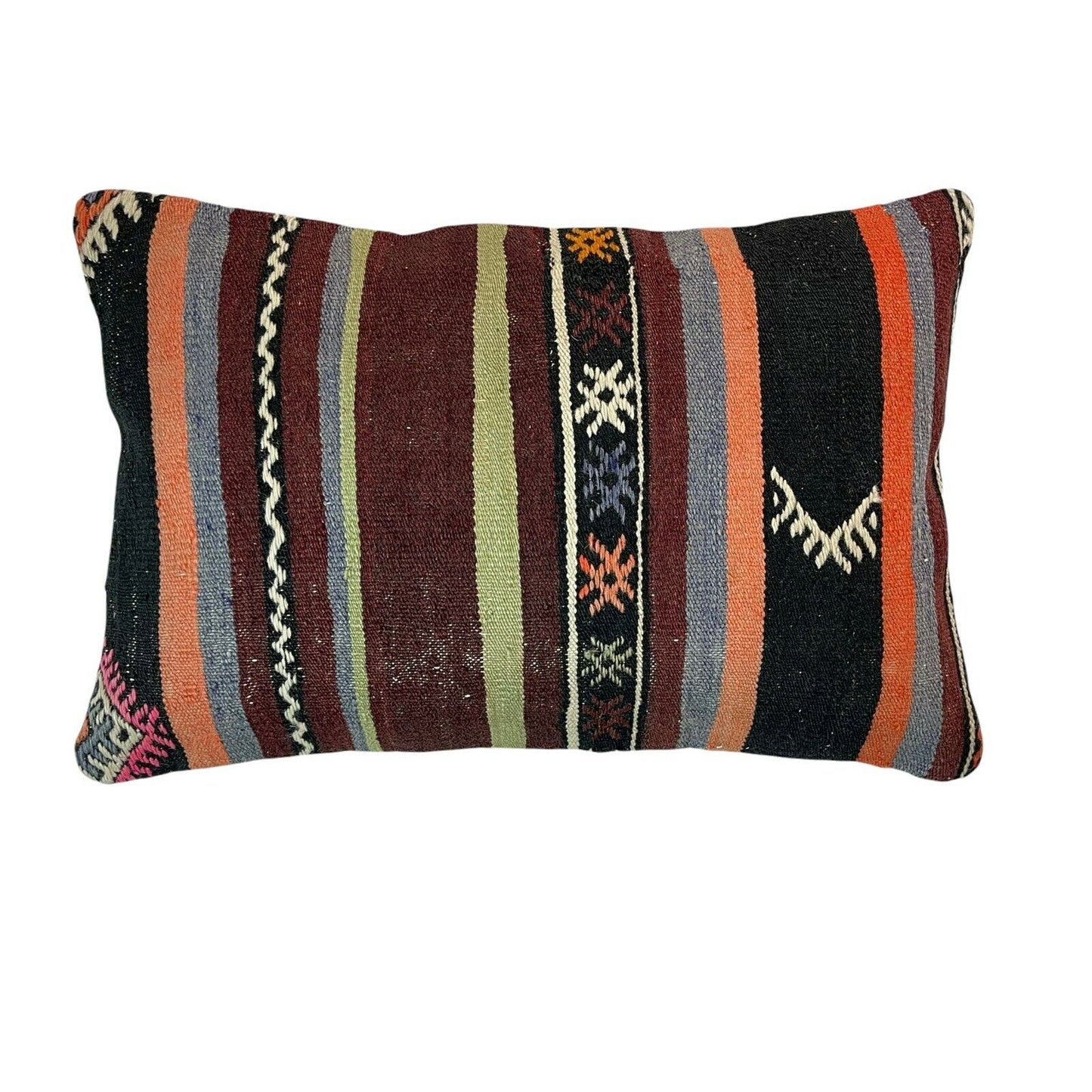 40x60 Cm Handgewebt Kelim Kissenbezug Vintage Kilim Cushion Cover , Boho,16'x24'