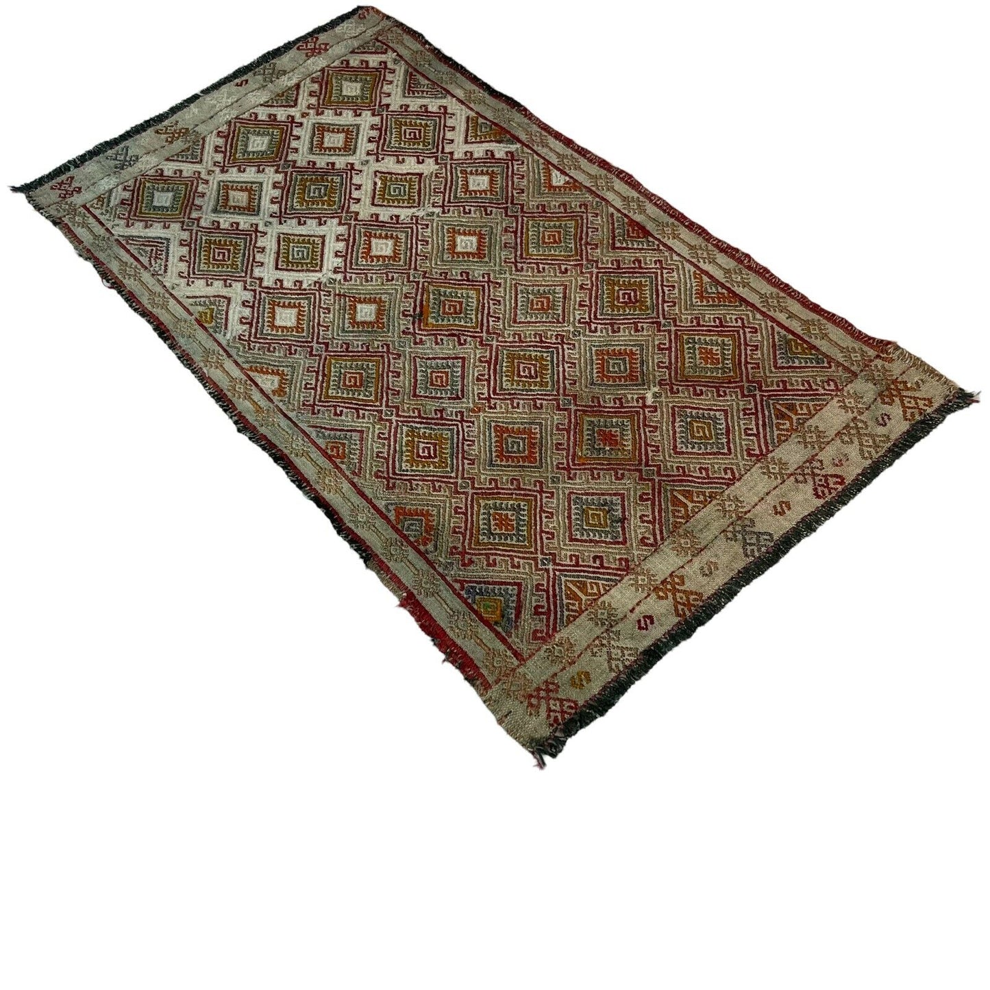 Traditionelle türkische Kelim Teppich, Vintage Turkish Kilim Rug 90X50 cm