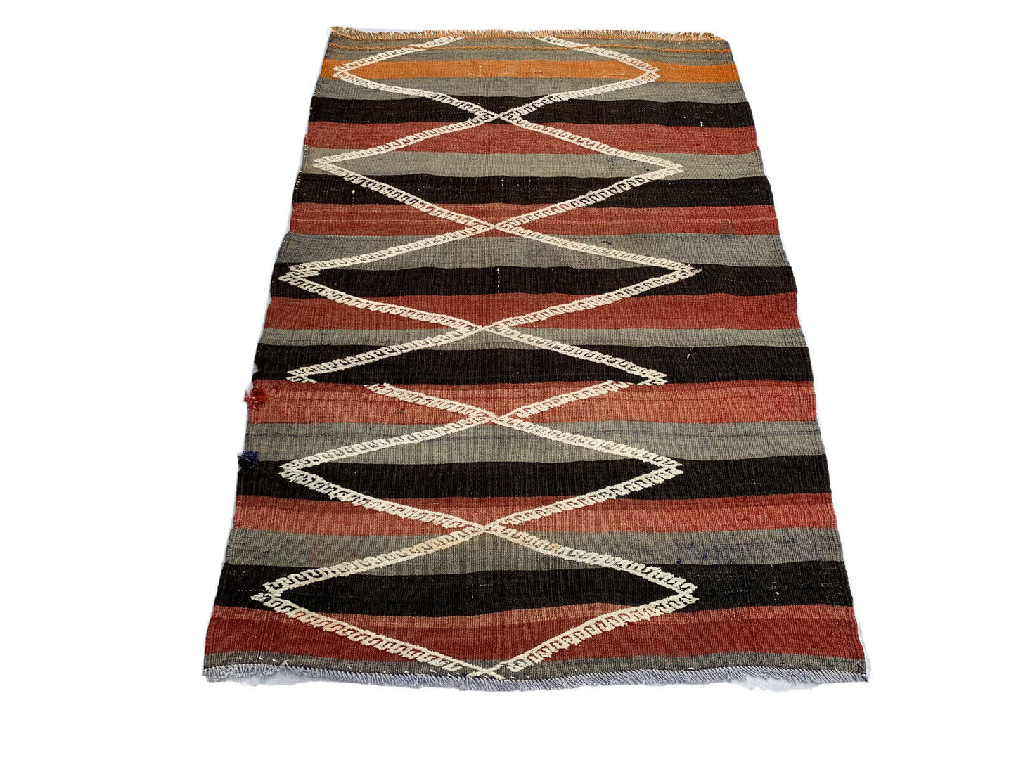 Traditional Turkish Kilim Rug,Vintage Kelim Teppich 134x94 cm