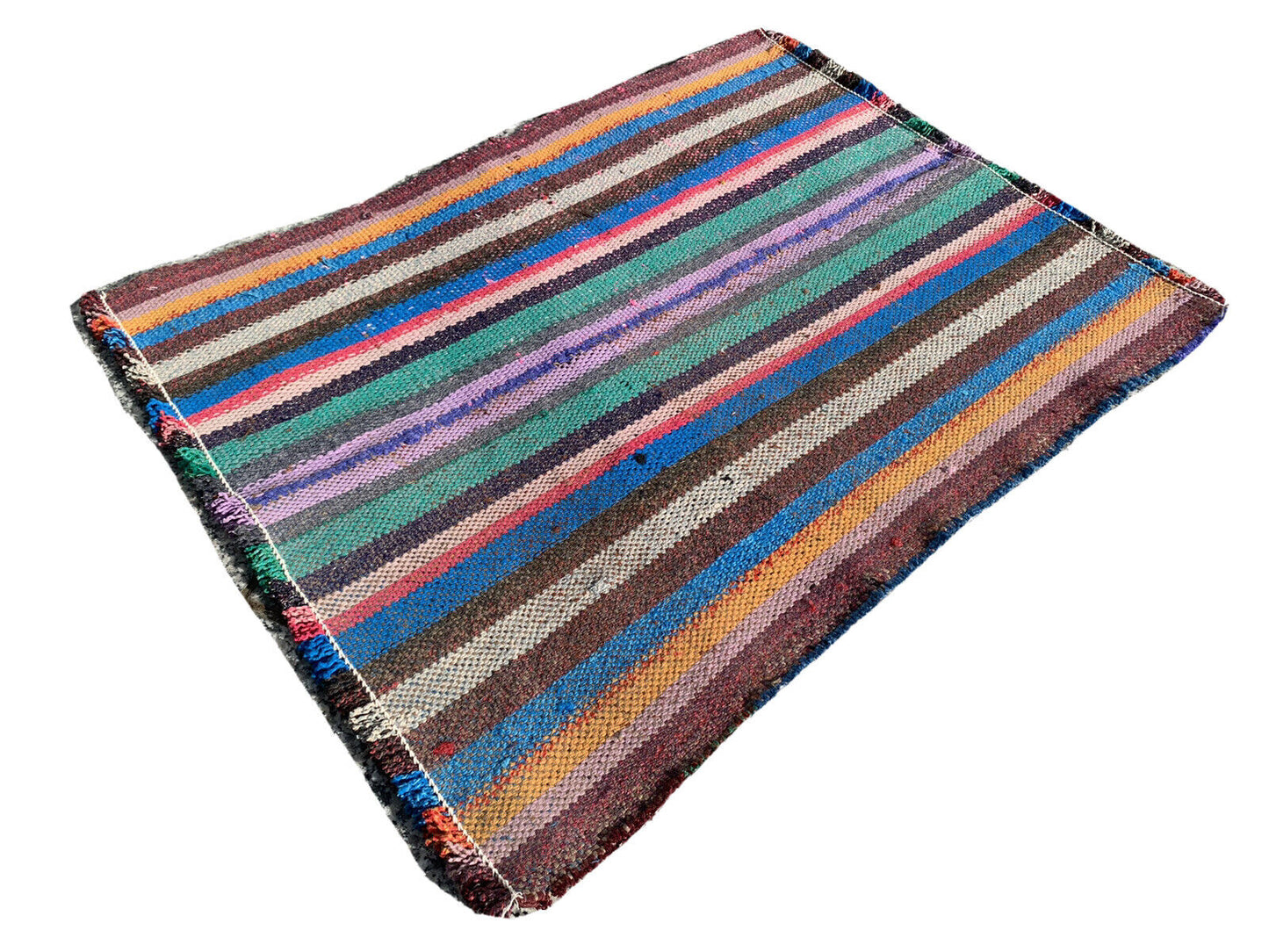 Traditional Anatolian Turkish Kilim Rug, Vintage Kelim Teppich 100x80 cm