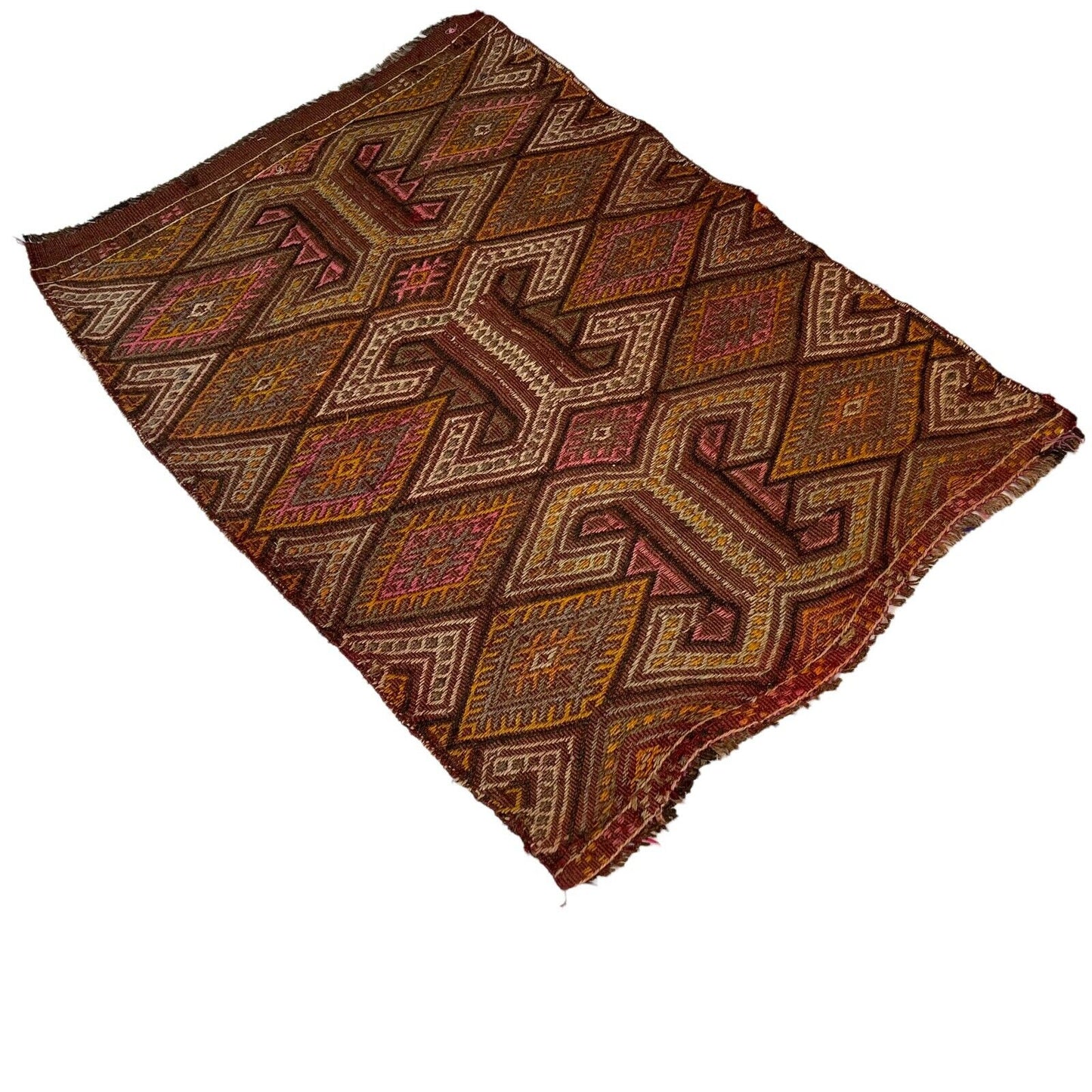 Traditionelle türkische Kelim Teppich, Vintage Turkish Kilim Rug 100X67cm