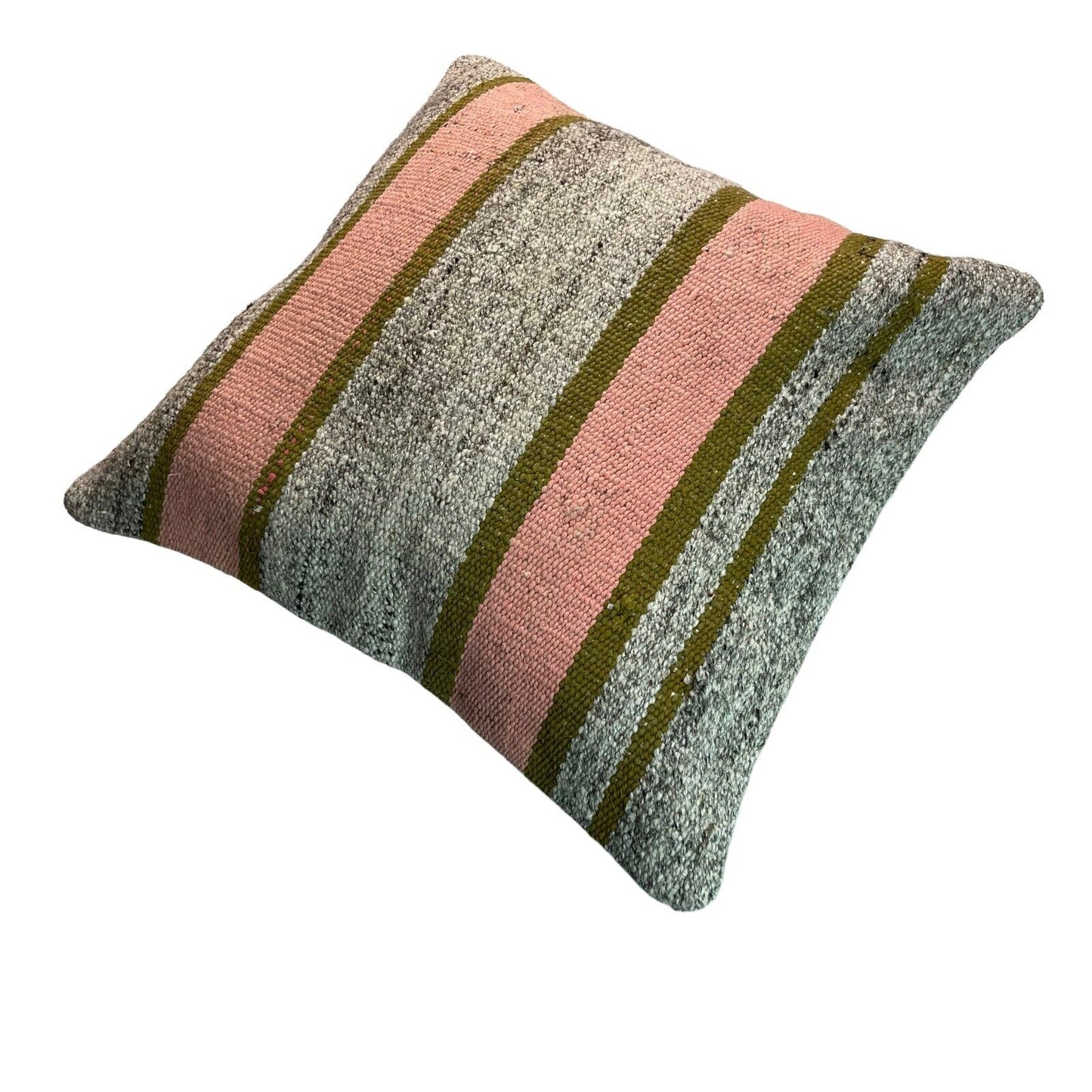 Einzigartige Kelim-Kissen,Turkish Kilim Pillow,16'×16'   Funda De Cojín Kilim