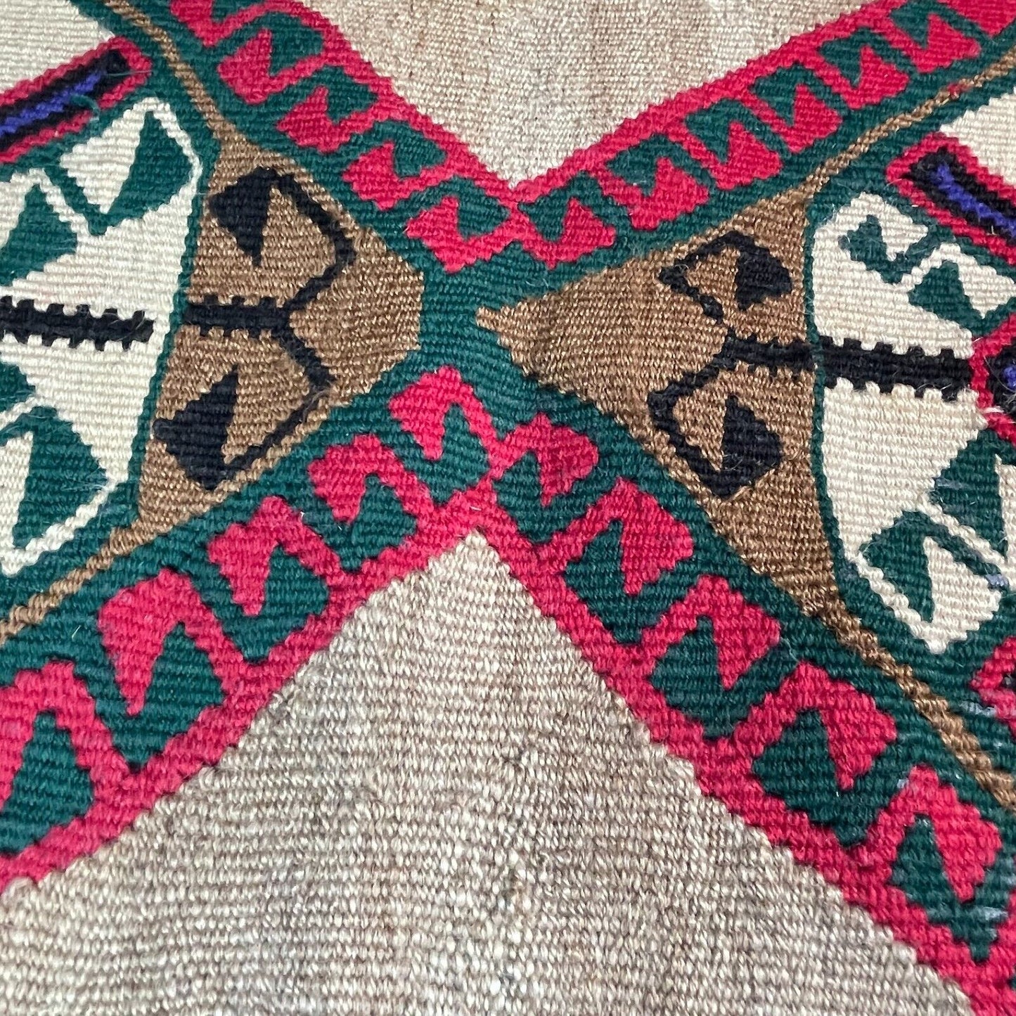 Traditionelle türkische Kelim Teppich, Vintage Turkish Kilim Rug 95X53 cm