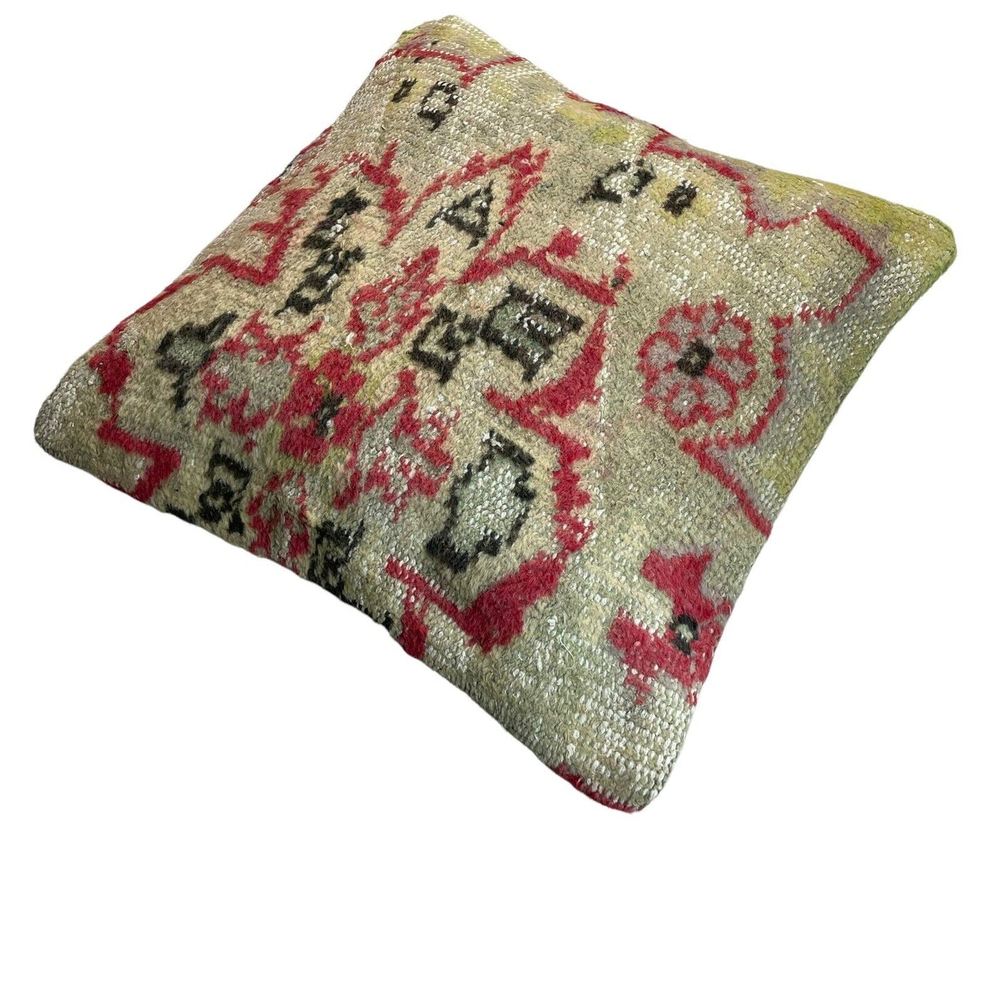 45x45 cm  , Vintage Teppich Kissenbezug , Vintage Rug Cushion Cover