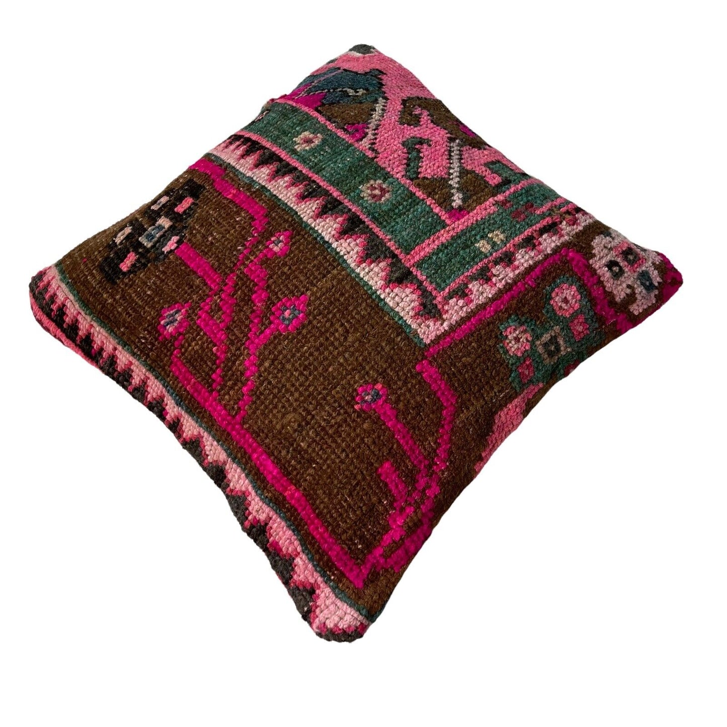 18''X18'' Vintage Handmade Rug Cushion Cover, 45 x 45 cm Deko Kissenbezug