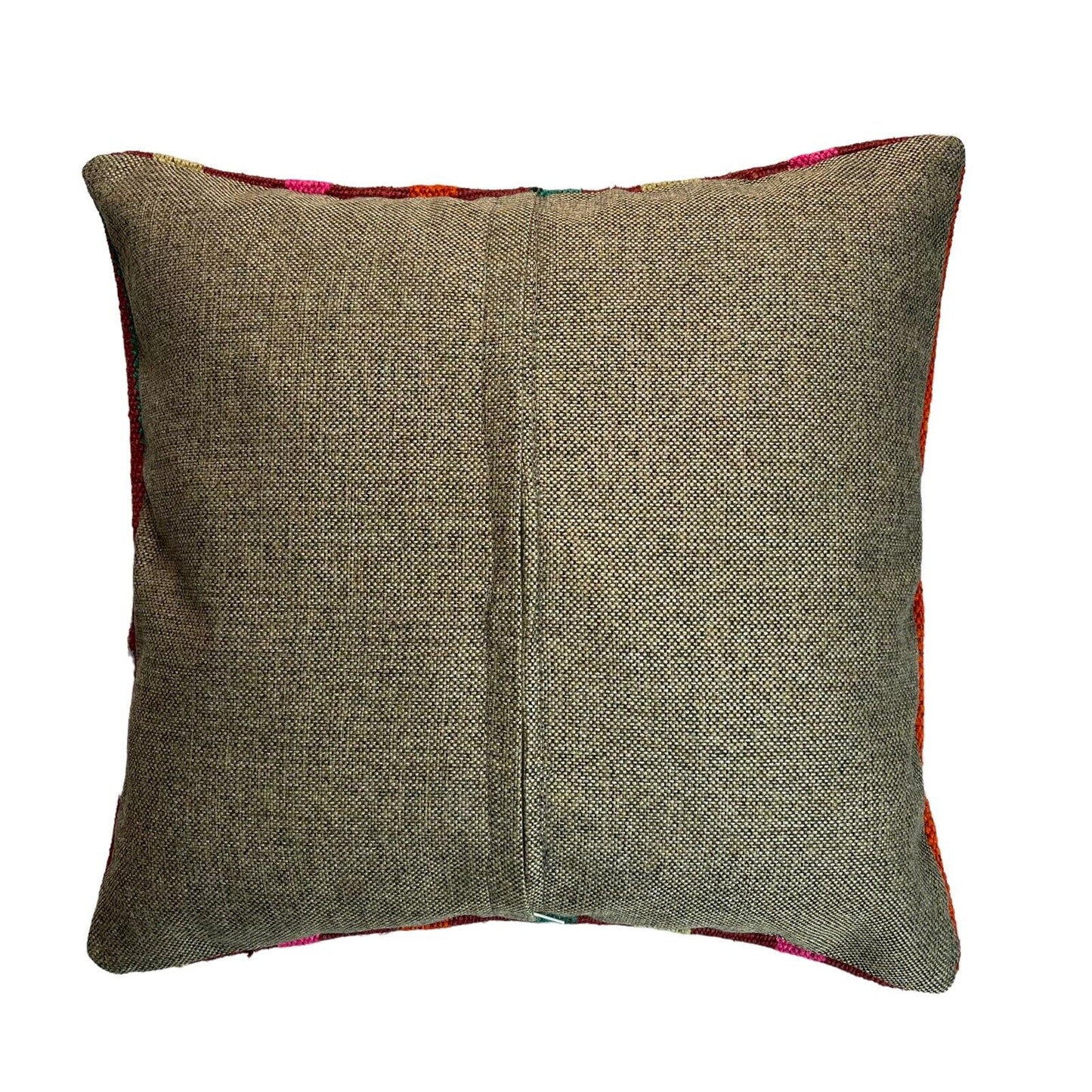 Einzigartige Kelim-Kissen,Turkish Kilim Pillow,16'×16'   Funda De Cojín Kilim