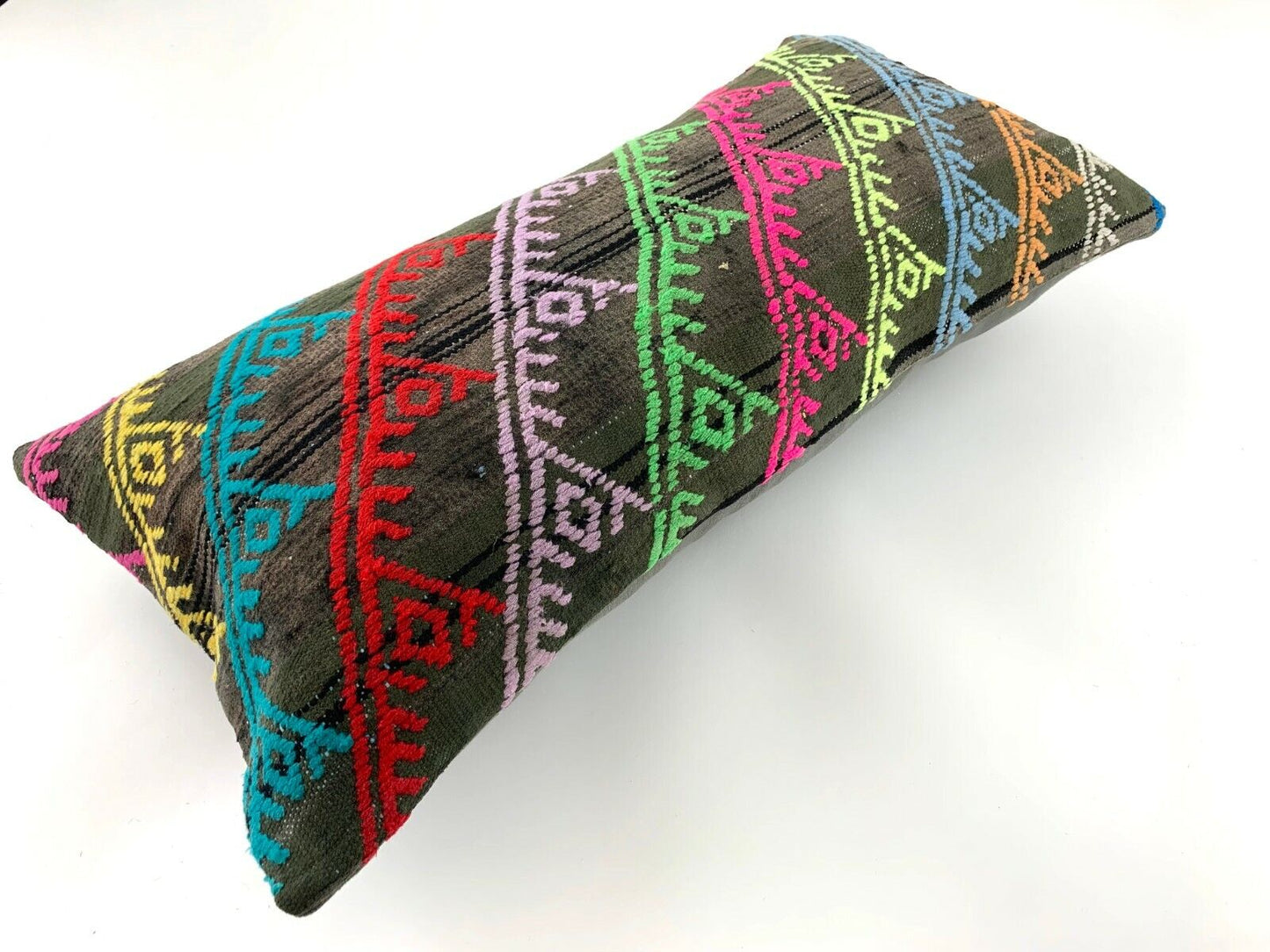 Einzigartige Kelimkissen Türkisch Kilim Pillow,12'×24' Pillow Cover Boho Kissen