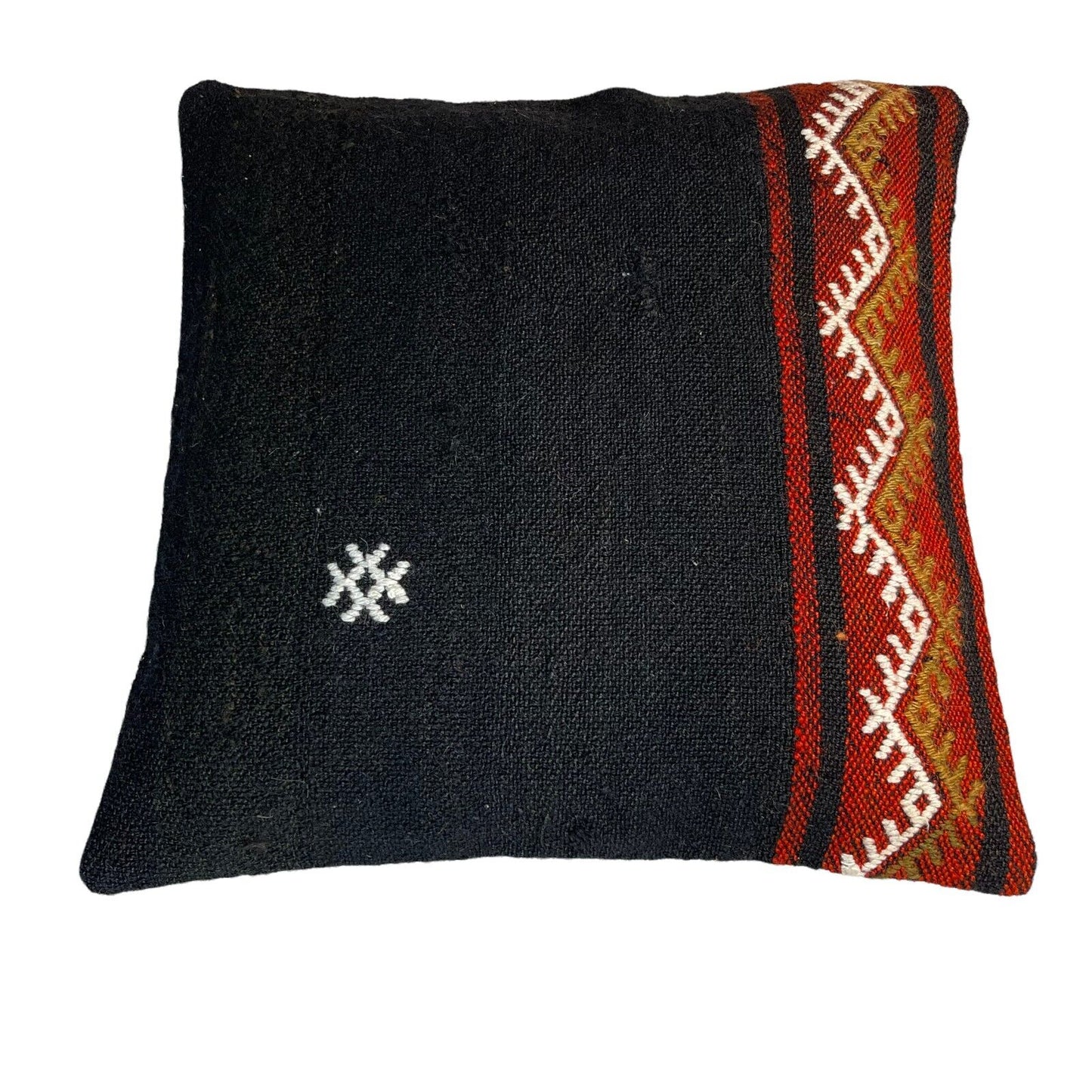 Einzigartige Kelim-Kissen,Turkish Kilim Pillow,16'×16'   Funda De Cojín Kilim