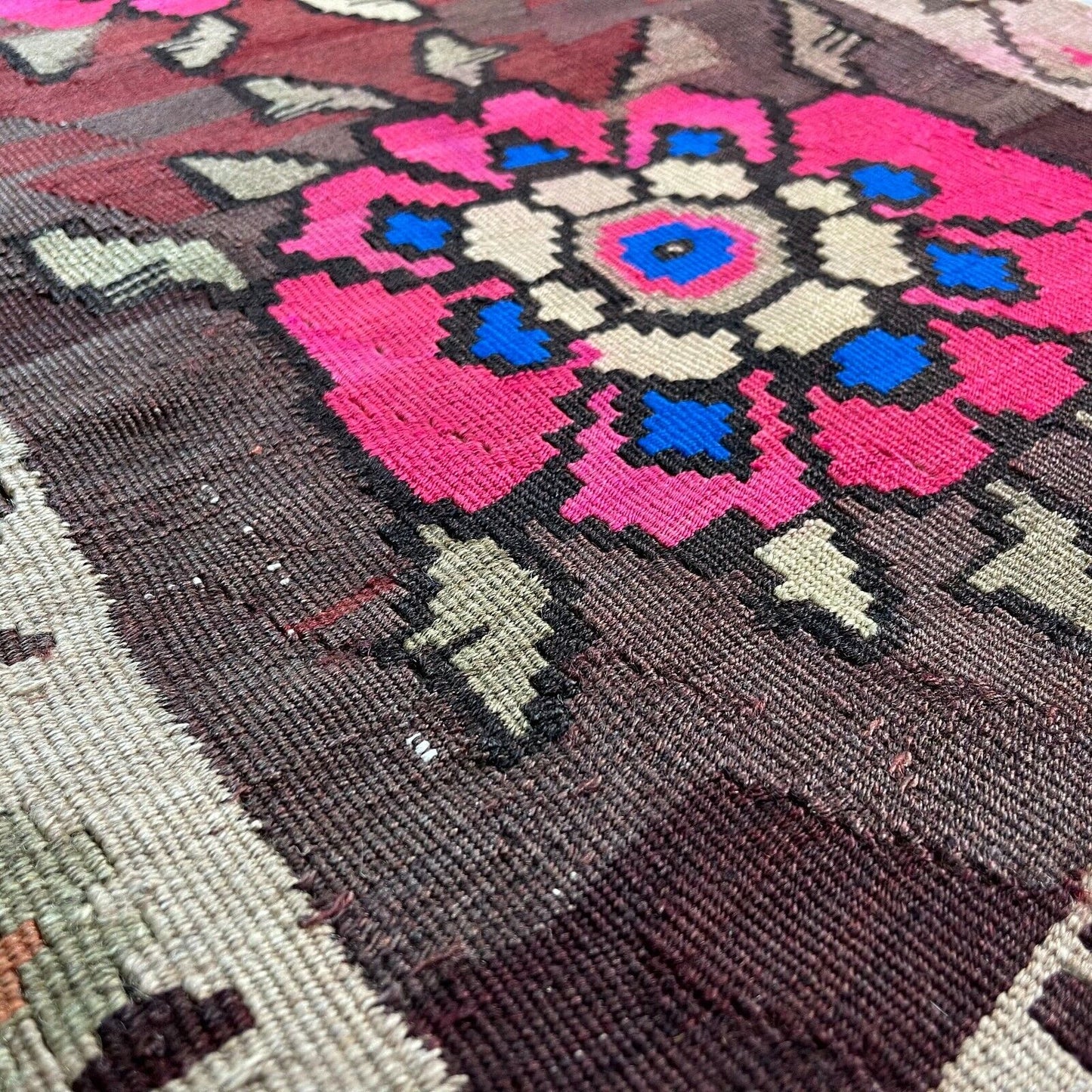 Traditionelle türkische Kelim Teppich, Vintage Turkish Kilim Rug 96X56 cm