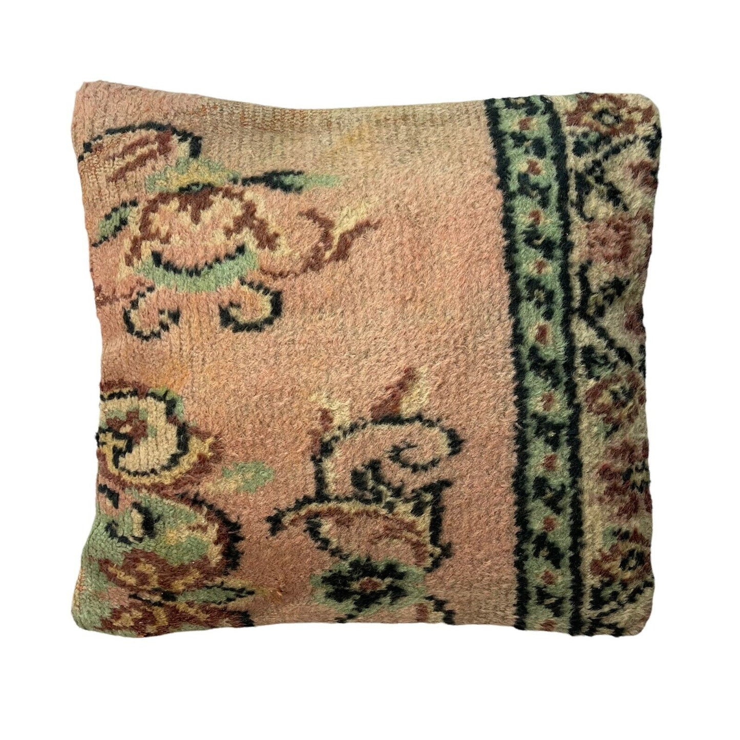 45 x 45 cm  , Vintage Turkish Cushion Cover ,  Vintage Handgemachte Kissenbezug