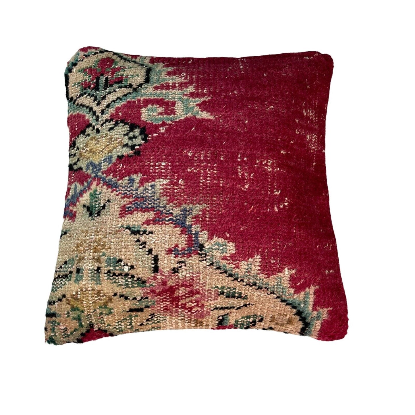 45 x 45 cm  , Vintage Turkish Cushion Cover ,  Vintage Handgemachte Kissenbezug