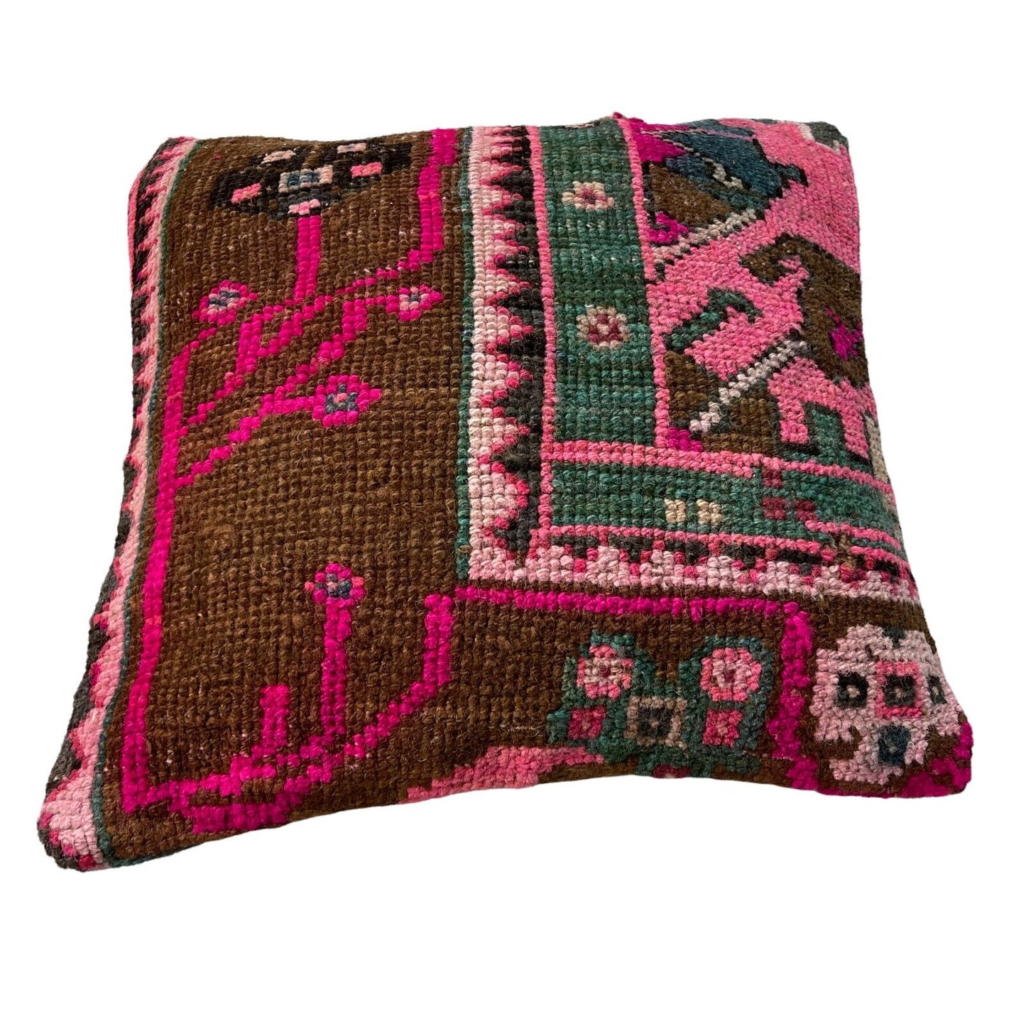 18''X18'' Vintage Handmade Rug Cushion Cover, 45 x 45 cm Deko Kissenbezug