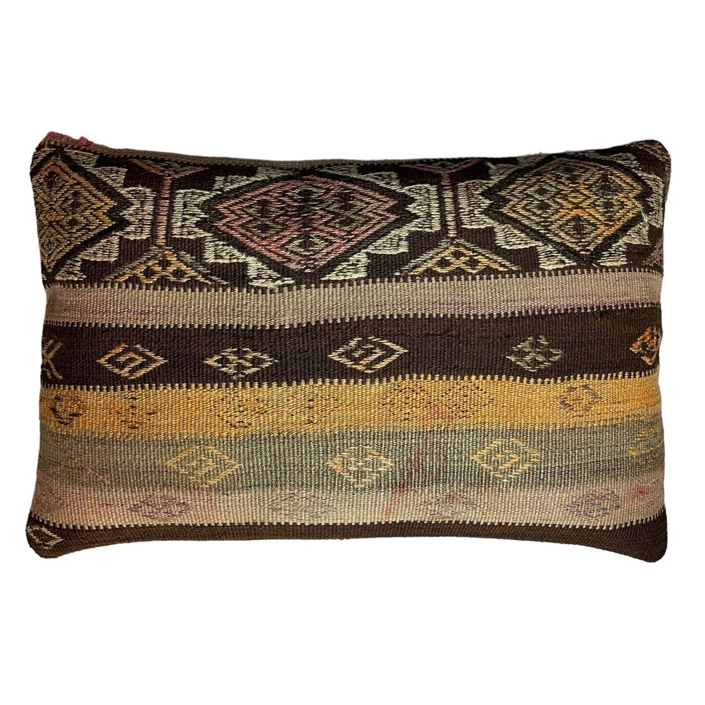 40x60 Cm Handgewebt Kelim Kissenbezug Vintage Kilim Cushion Cover , Boho,16'x24'