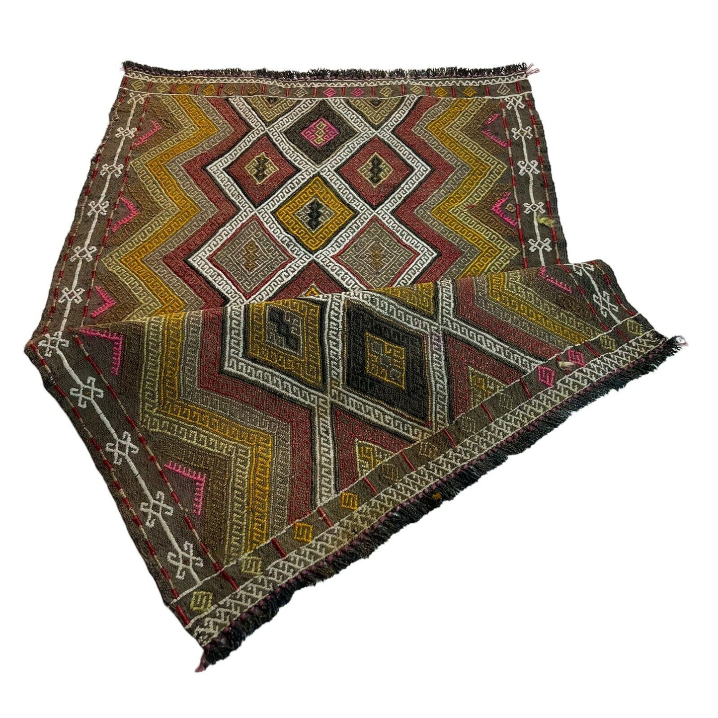 Traditionelle türkische Kelim Teppich, Vintage Turkish Kilim Rug 78X54 cm