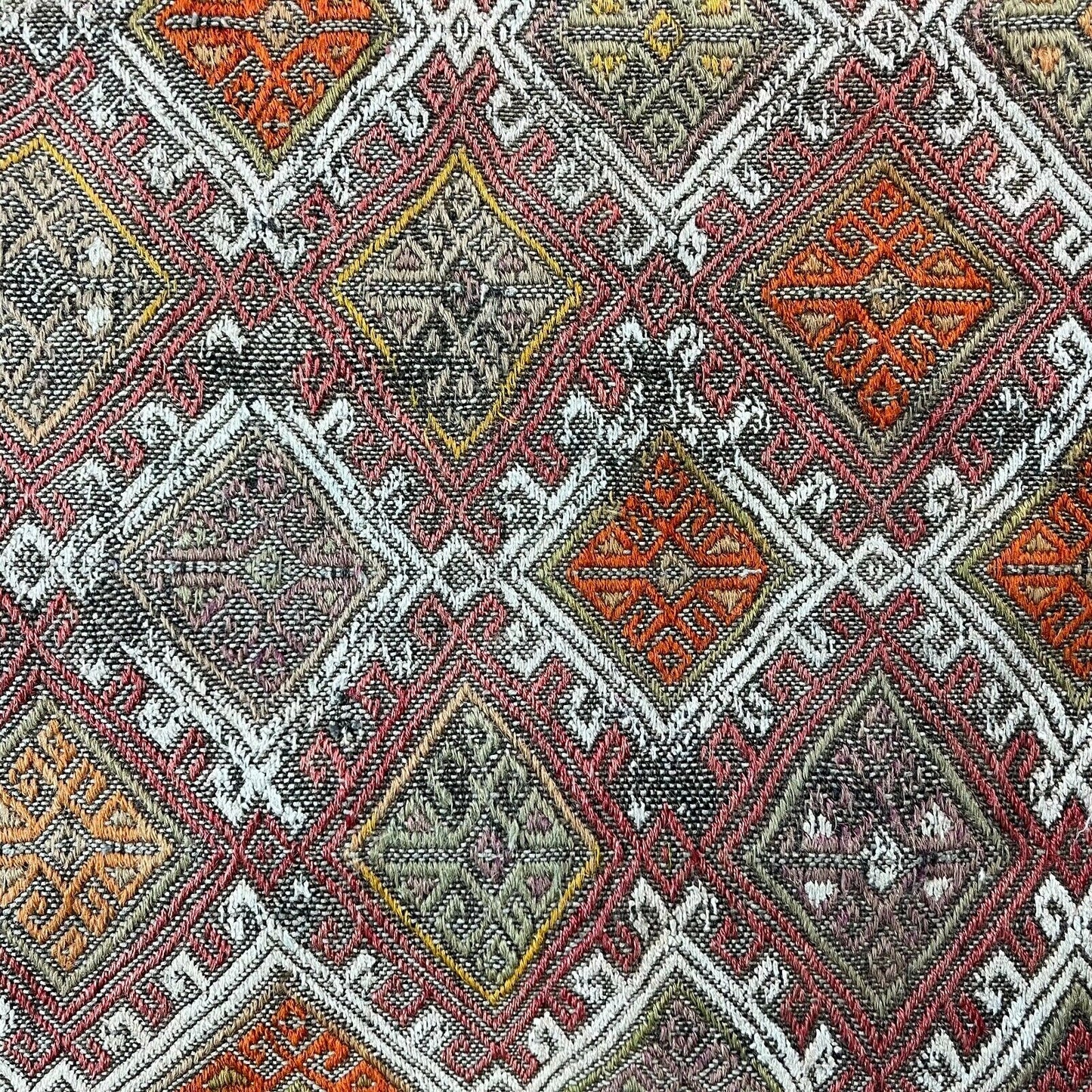 Traditionelle türkische Kelim Teppich, Vintage Turkish Kilim Rug 72 X 51 Cm