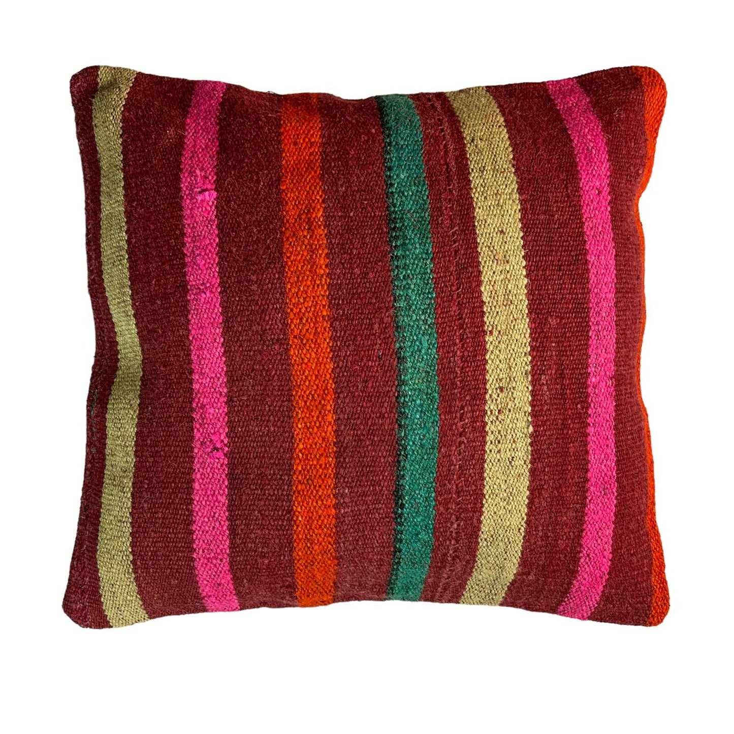 Einzigartige Kelim-Kissen,Turkish Kilim Pillow,16'×16'   Funda De Cojín Kilim