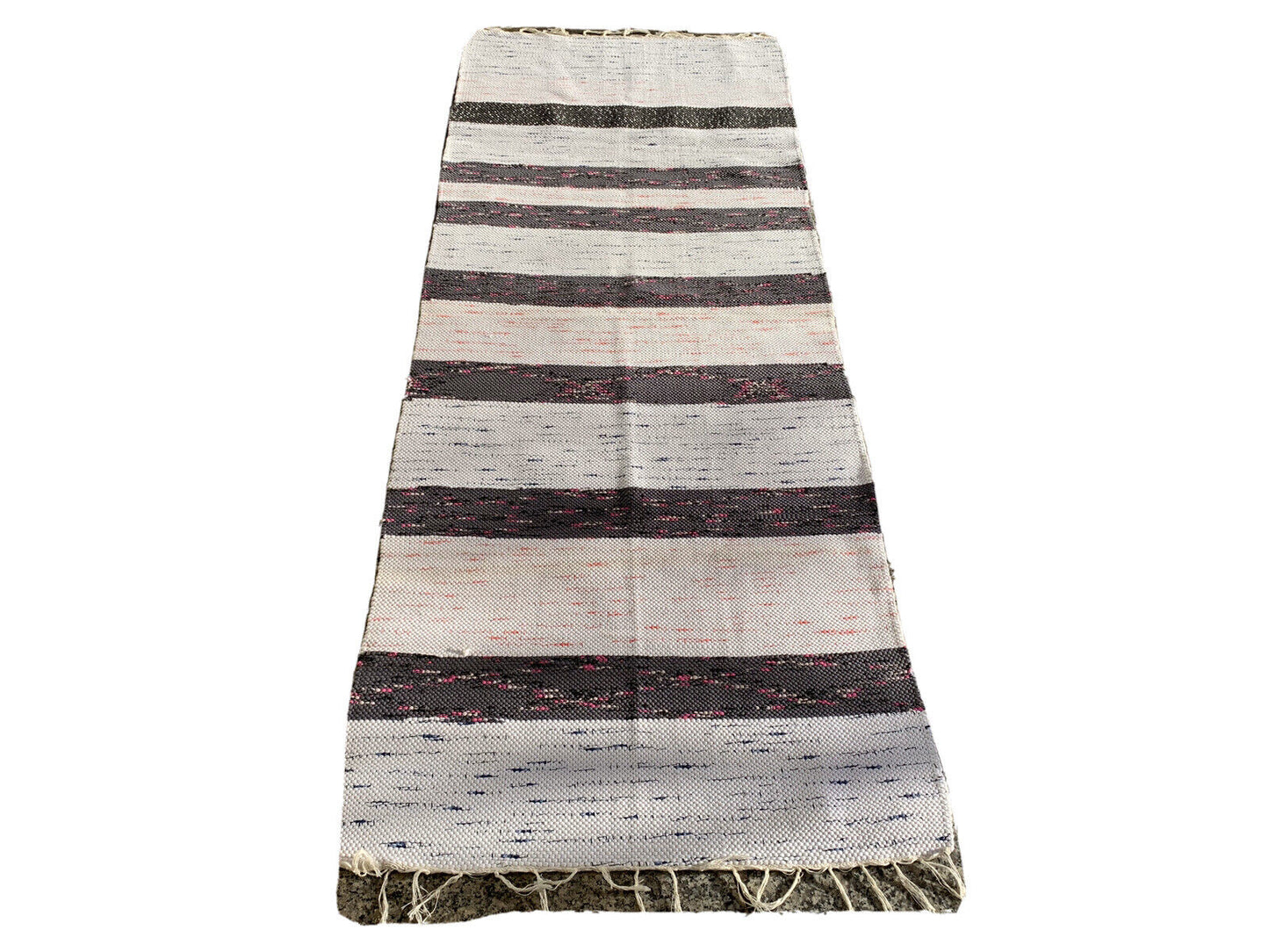 Brand New Traditional Turkish Runner , Rag Rug Runner 193X75 cm