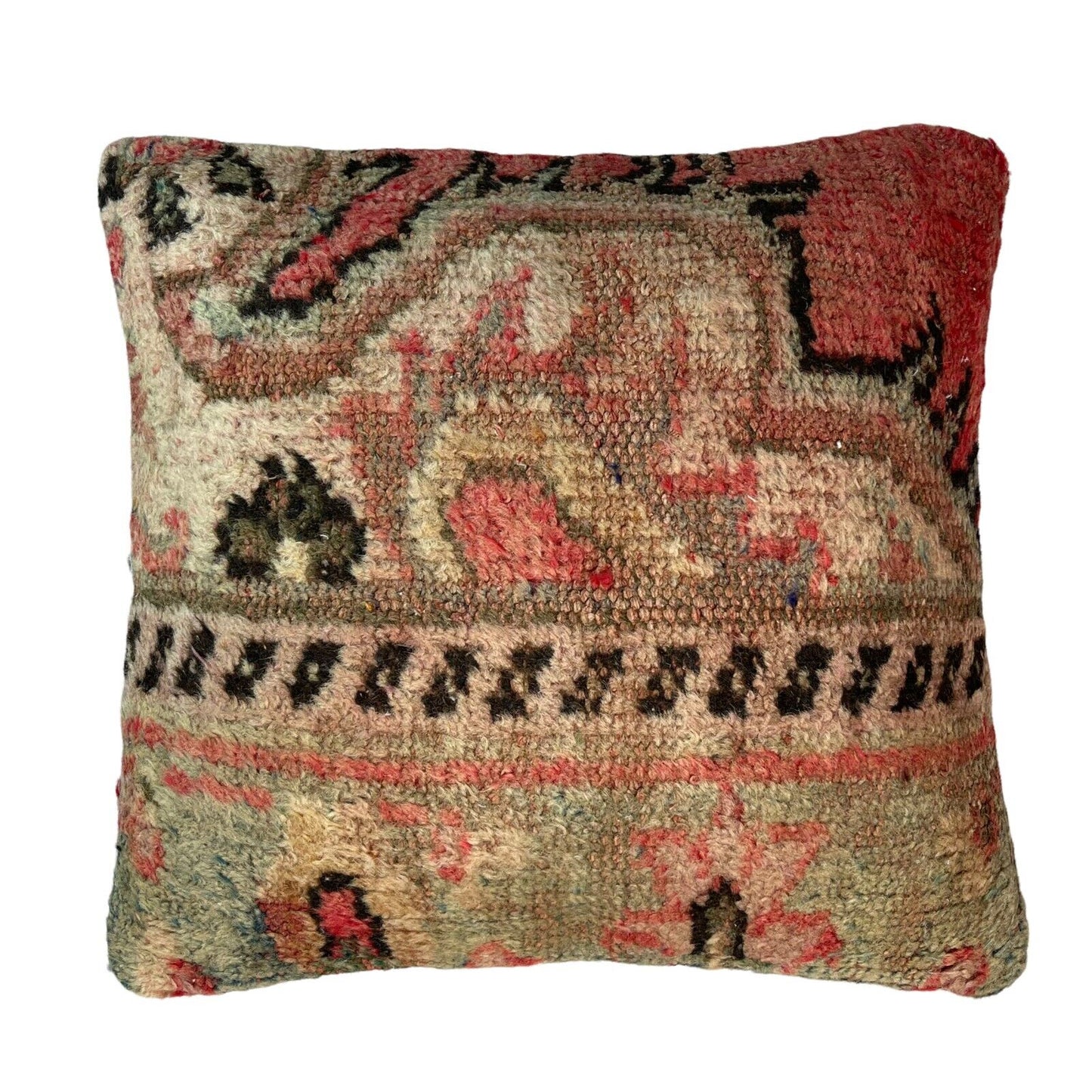 45 x 45 cm  , Vintage Turkish Cushion Cover ,  Vintage Handgemachte Kissenbezug