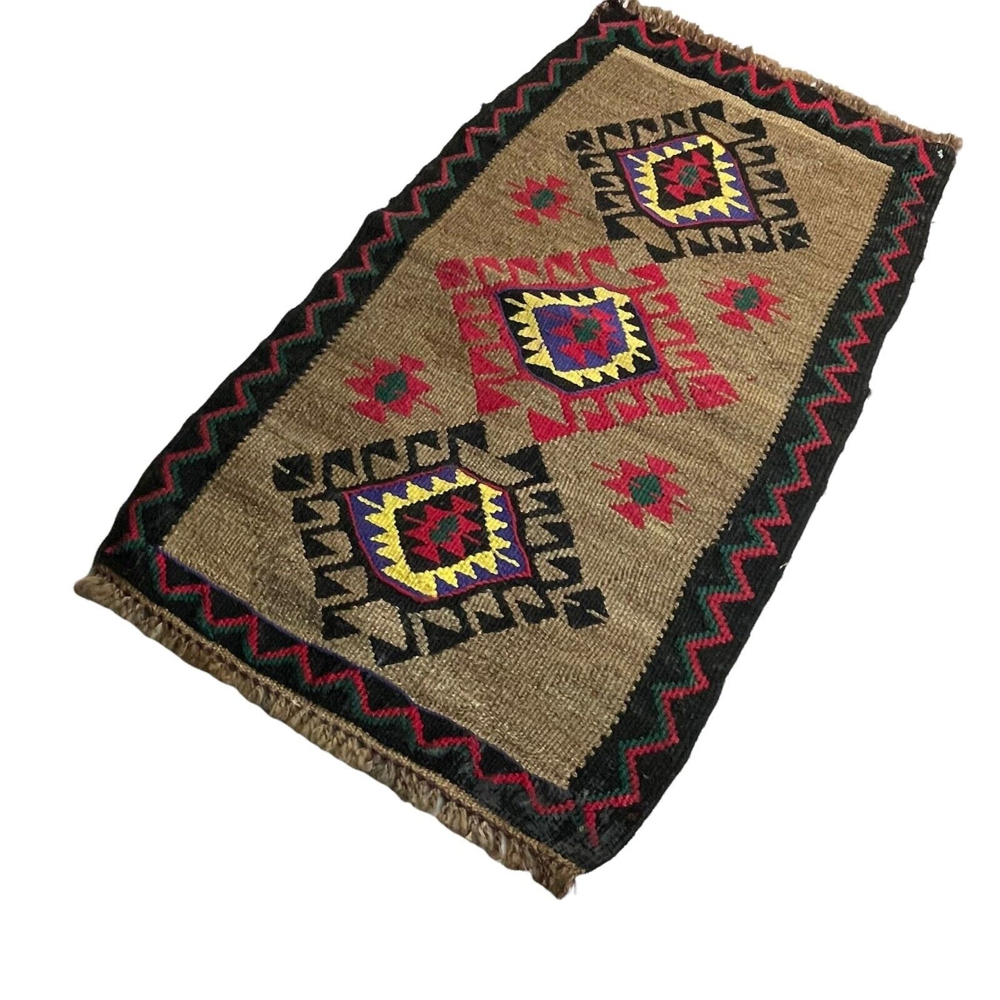 Traditionelle türkische Kelim Teppich, Vintage Turkish Kilim Rug 90X52 cm