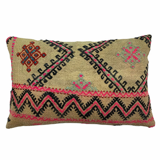 40x60 Cm Handgewebt Kelim Kissenbezug Vintage Kilim Cushion Cover , Boho,16'x24'