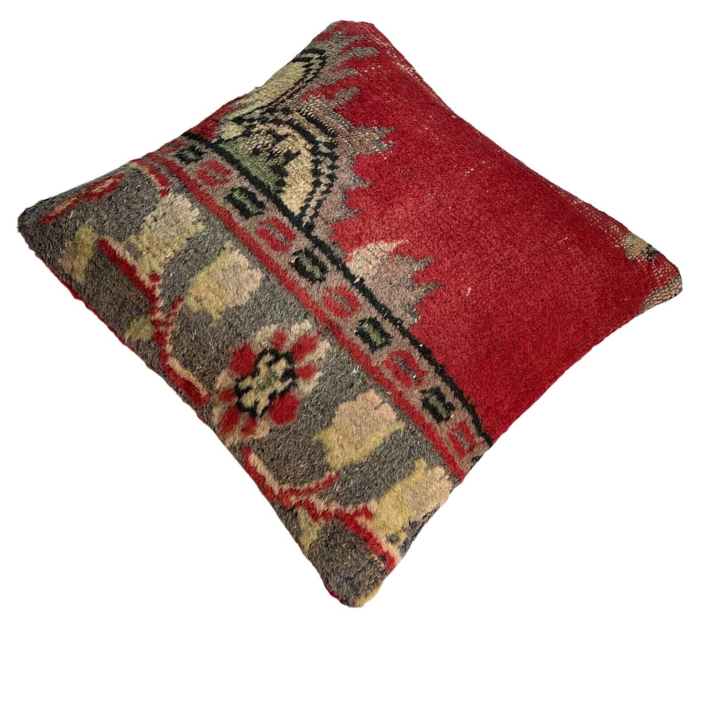 18''X18'' Vintage Handmade Rug Cushion Cover, 45 x 45 cm Deko Kissenbezug