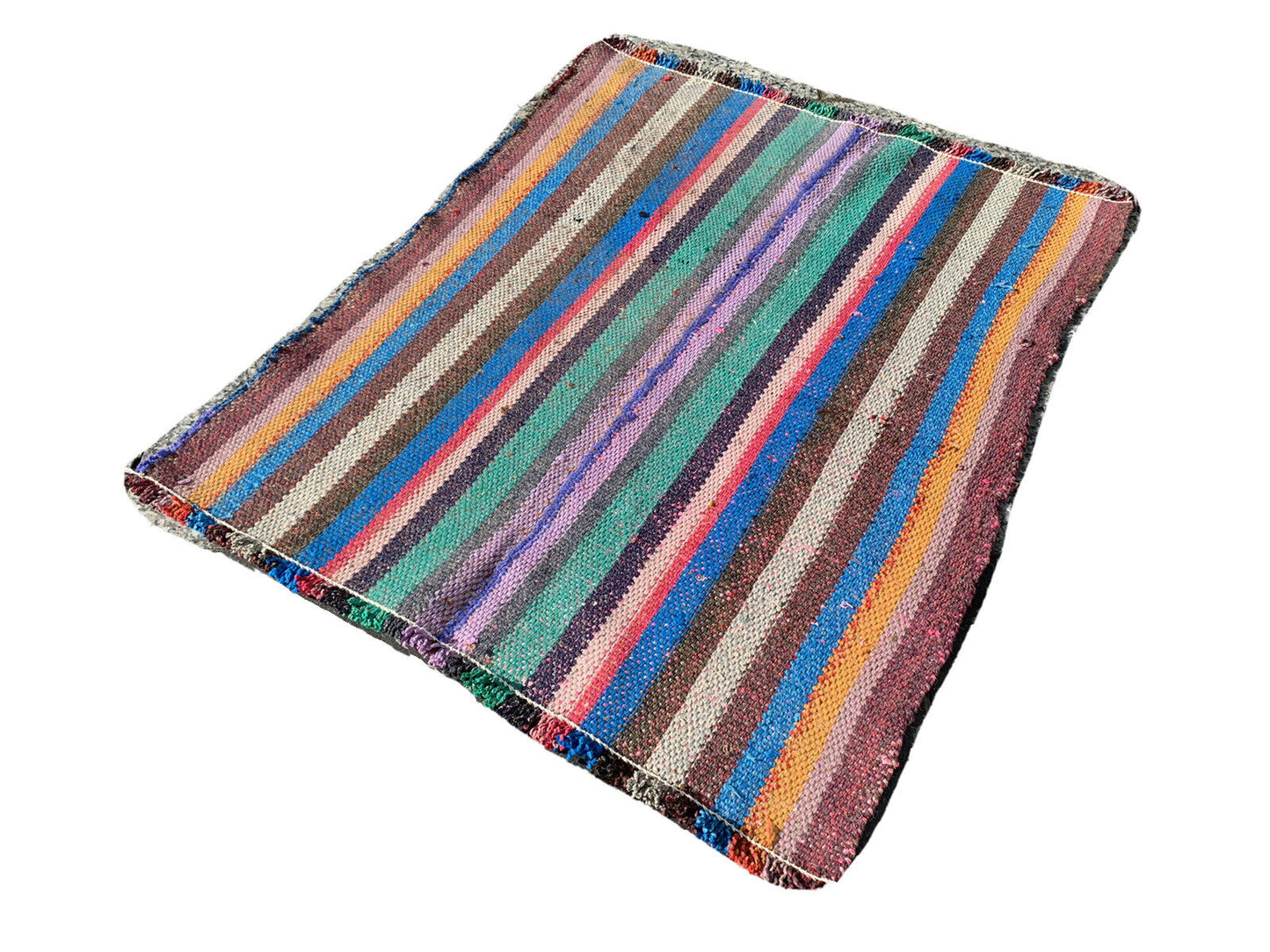 Traditional Anatolian Turkish Kilim Rug, Vintage Kelim Teppich 100x80 cm