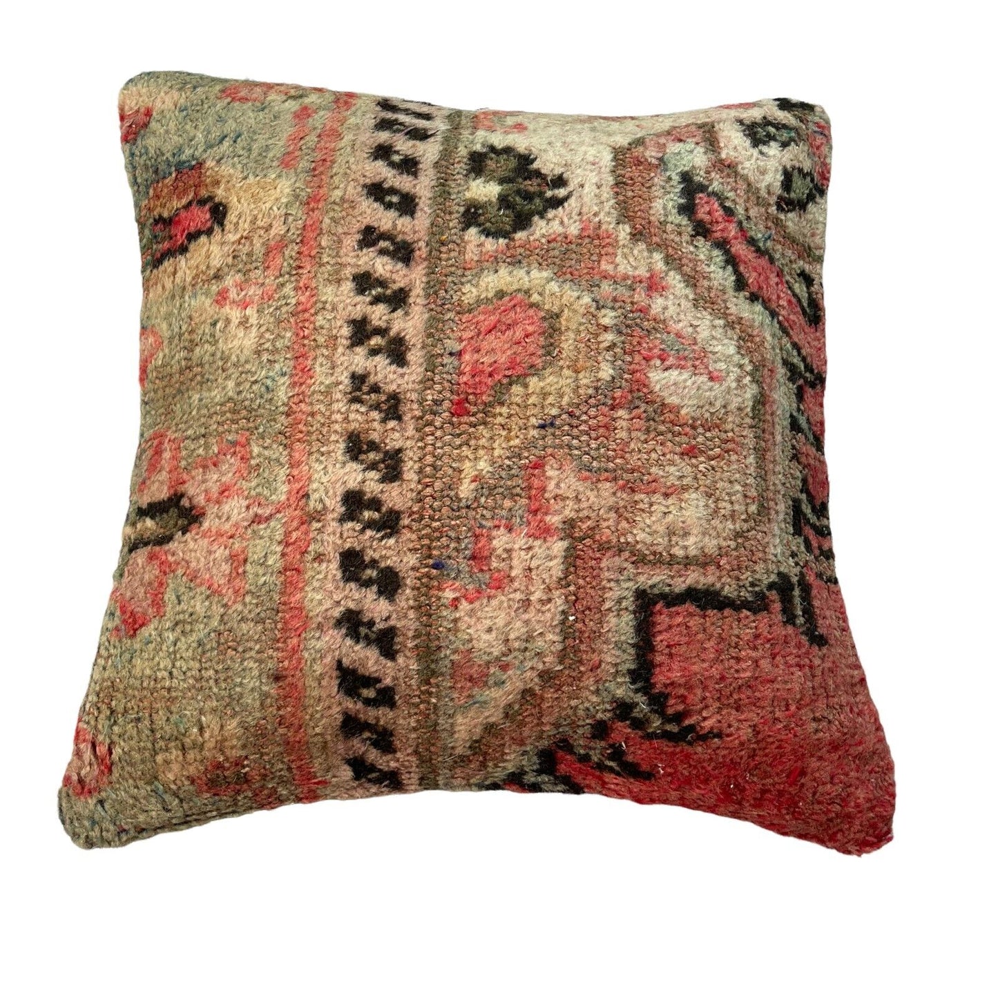 45 x 45 cm  , Vintage Turkish Cushion Cover ,  Vintage Handgemachte Kissenbezug