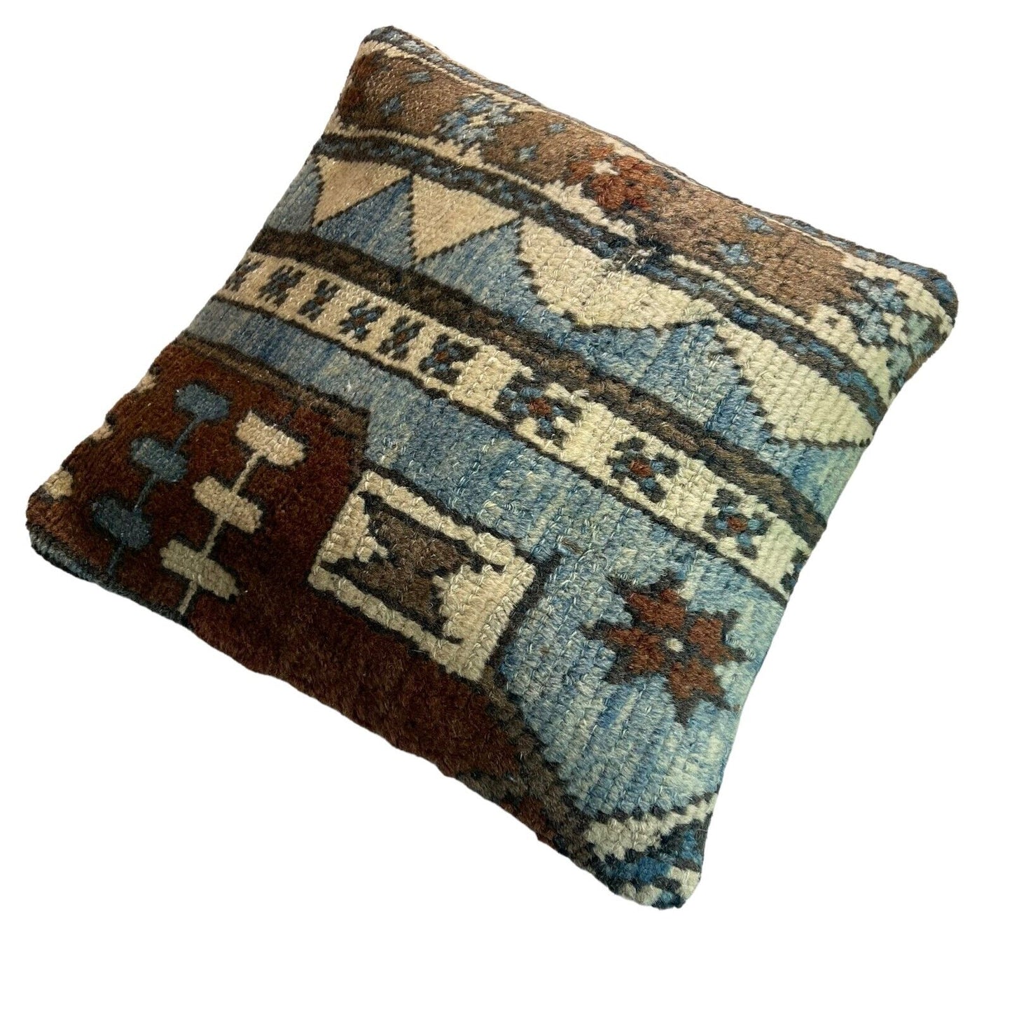 Einzigartige Kelim-Kissen,Turkish Kilim Pillow,16'×16'   Funda De Cojín Kilim