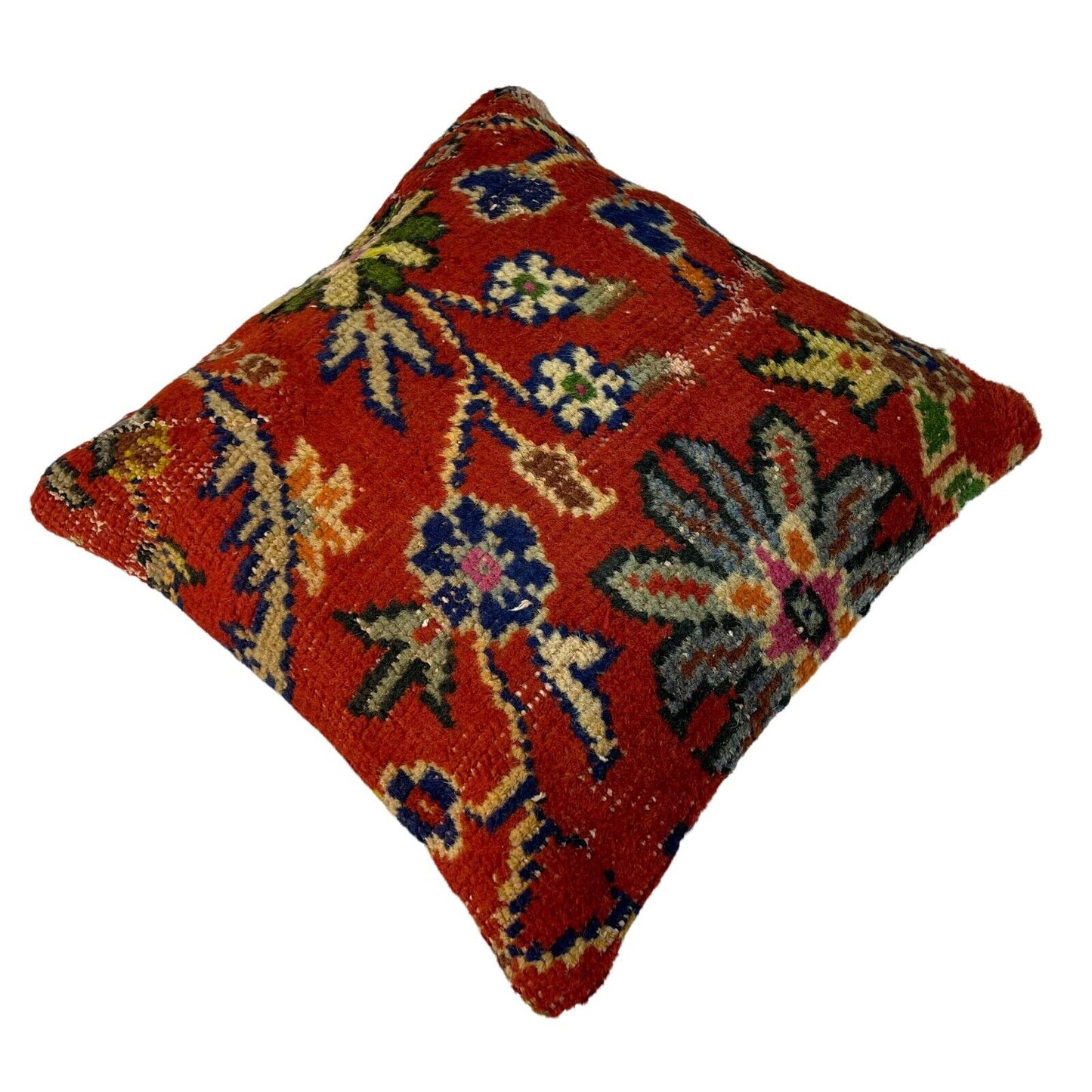 18''X18'' Vintage Handmade Rug Cushion Cover, 45 x 45 cm Deko Kissenbezug