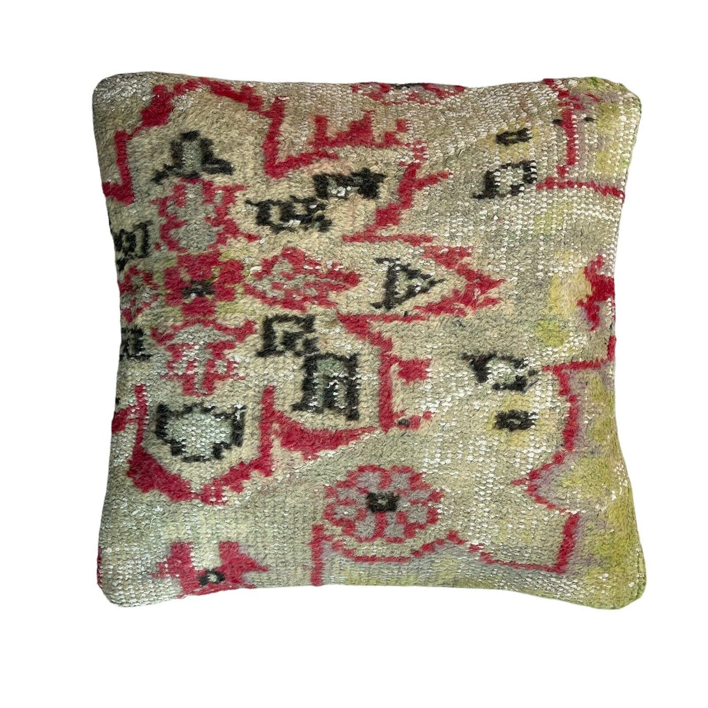 45x45 cm  , Vintage Teppich Kissenbezug , Vintage Rug Cushion Cover