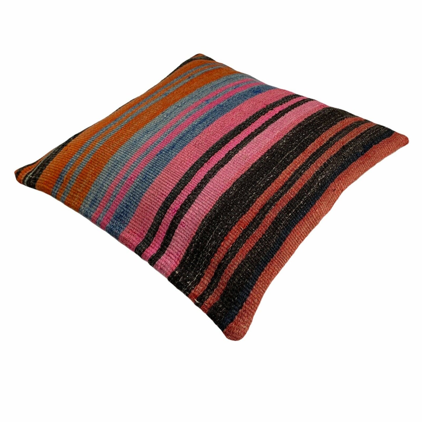 Einzigartige Kelim-Kissen,Turkish Kilim Pillow,16'×16'   Funda De Cojín Kilim