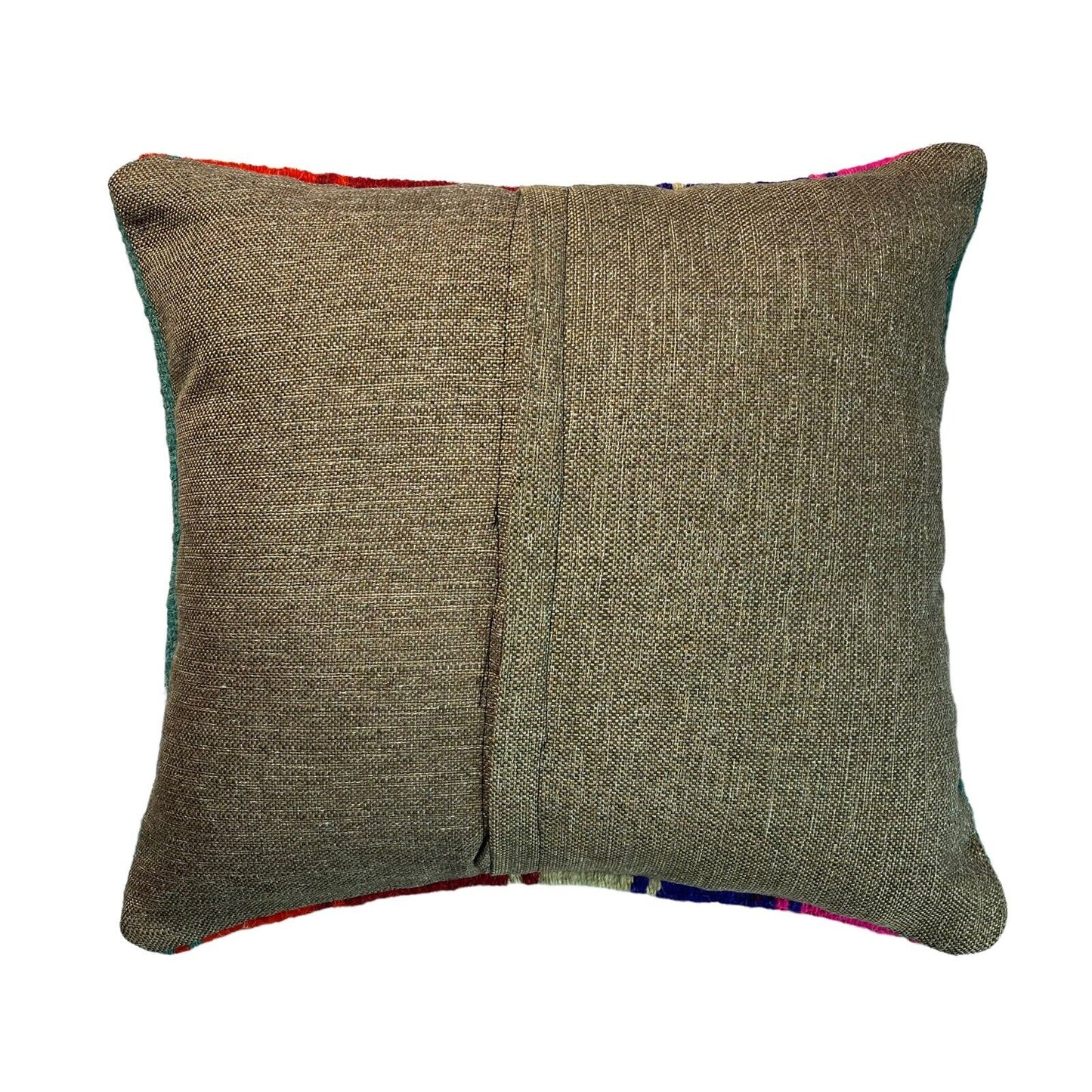 Einzigartige Kelim-Kissen,Turkish Kilim Pillow,16'×16'   Funda De Cojín Kilim