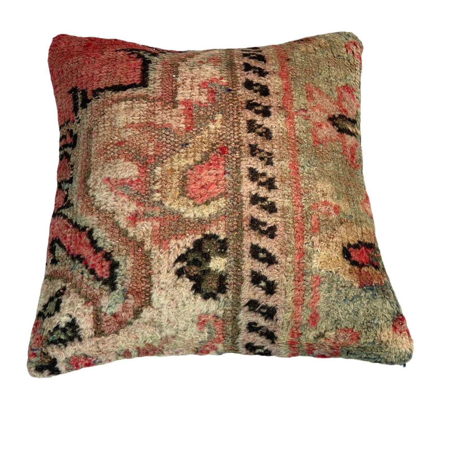 45 x 45 cm  , Vintage Turkish Cushion Cover ,  Vintage Handgemachte Kissenbezug