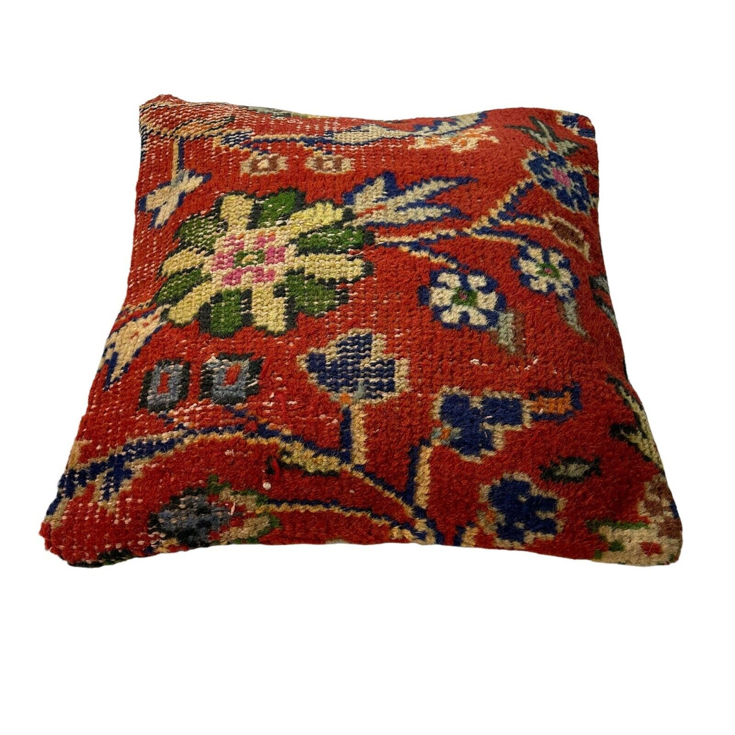 45 x 45 cm  , Vintage Turkish Cushion Cover ,  Vintage Handgemachte Kissenbezug