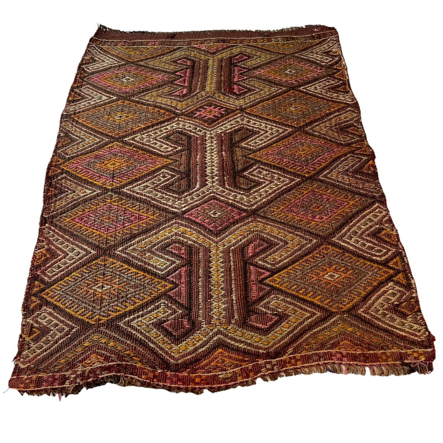 Traditionelle türkische Kelim Teppich, Vintage Turkish Kilim Rug 100X67cm