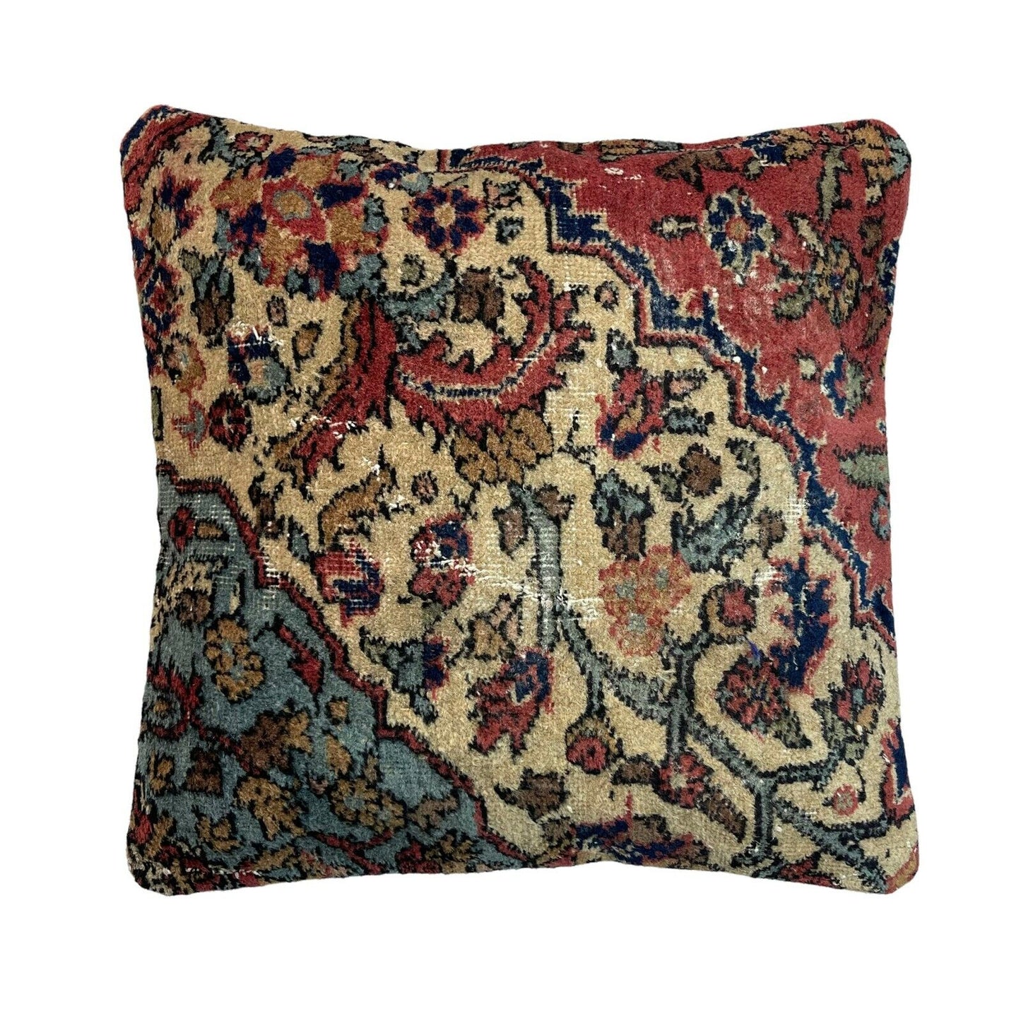 45 x 45 cm  , Vintage Turkish Cushion Cover ,  Vintage Handgemachte Kissenbezug