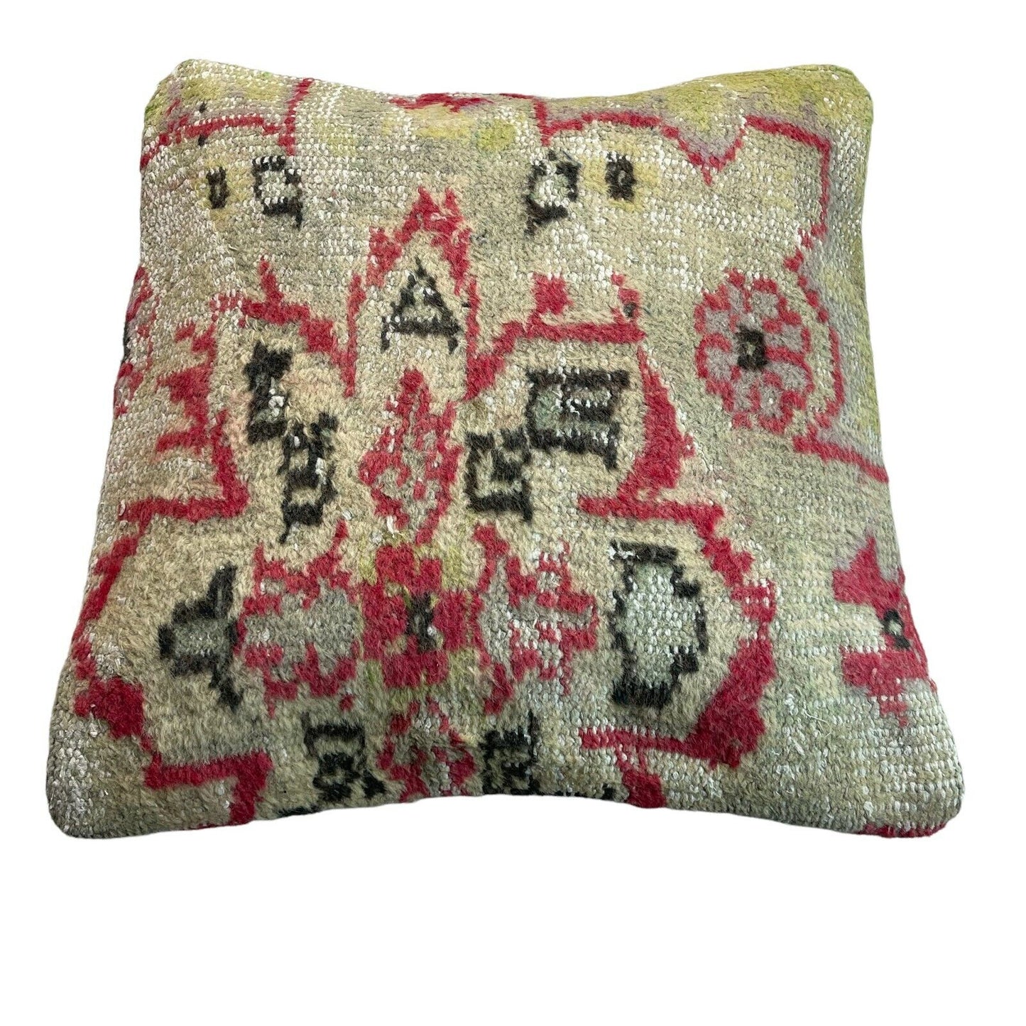 45x45 cm  , Vintage Teppich Kissenbezug , Vintage Rug Cushion Cover