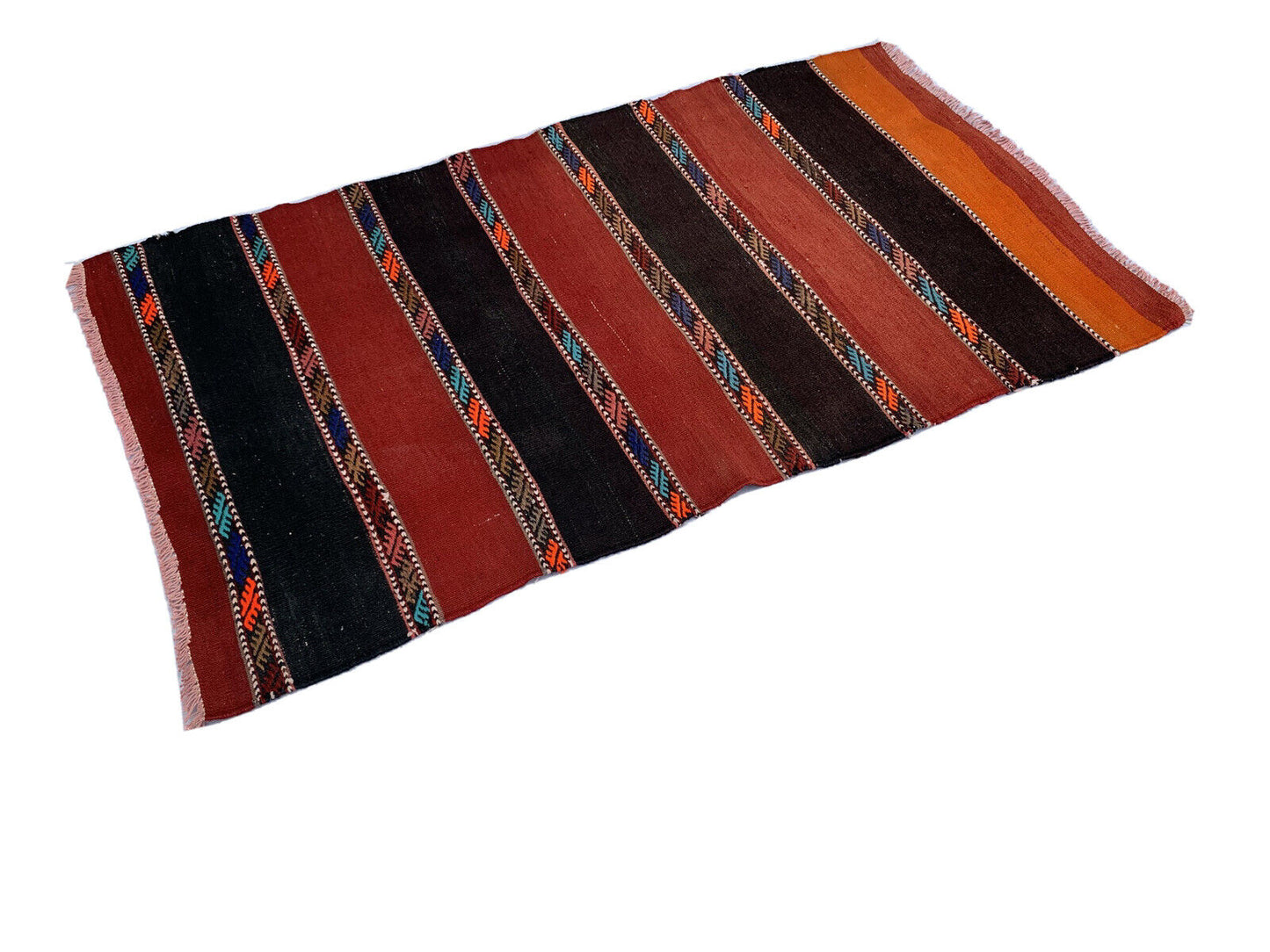 Traditional Turkish Kilim Rug,Vintage Kelim Teppich 130x74 cm